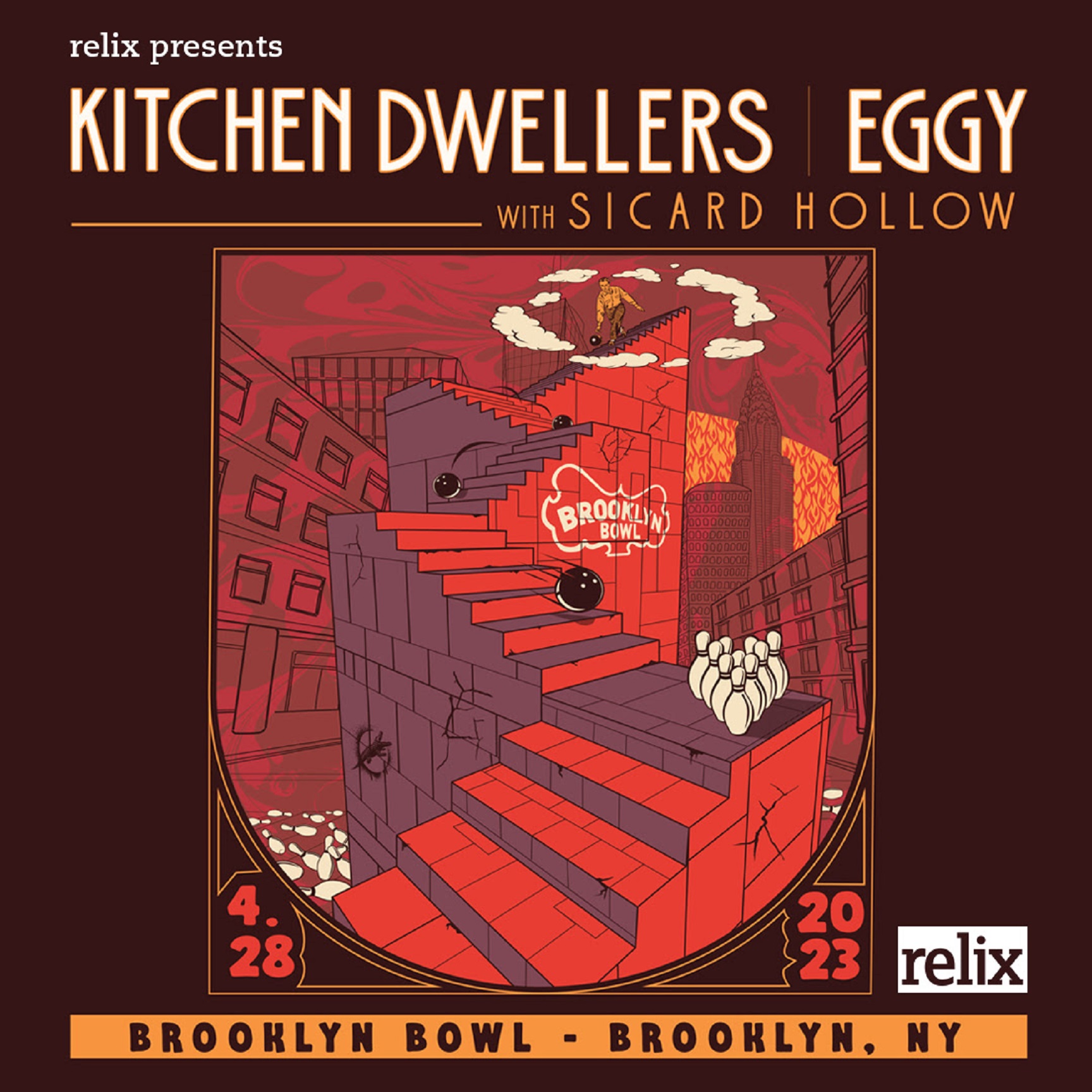 Kitchen Dwellers announce Brooklyn Bowl show - April 28