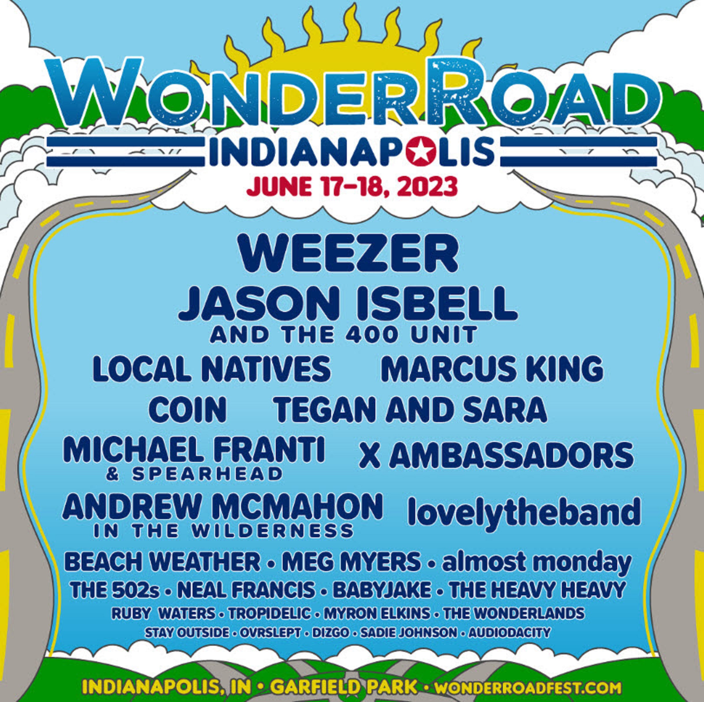 WonderRoad Music Fest Returns to Indy's Garfield Park June 17-18