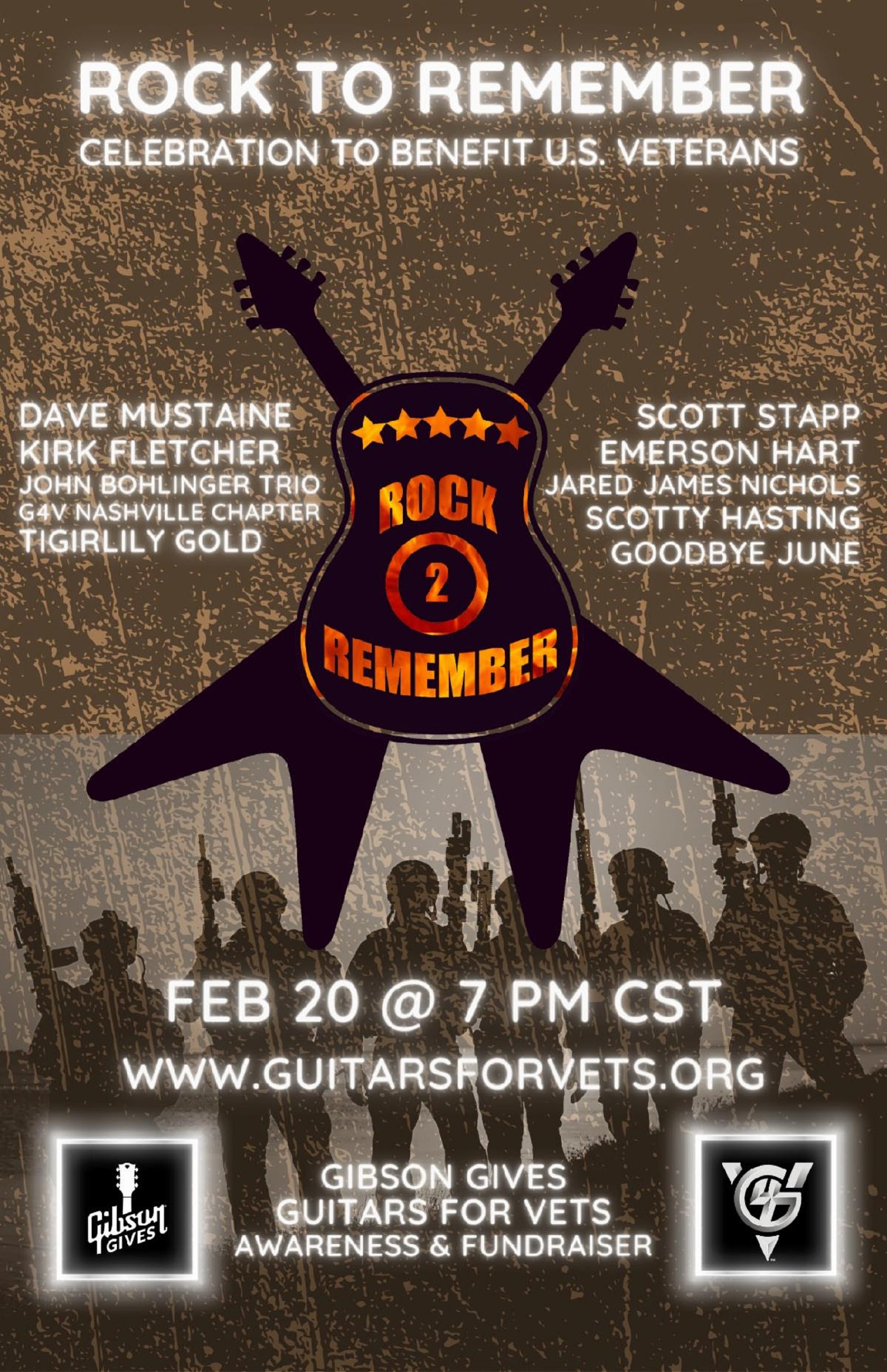 “Rock To Remember” Benefit Concert for U.S. Veterans Airs Tonight