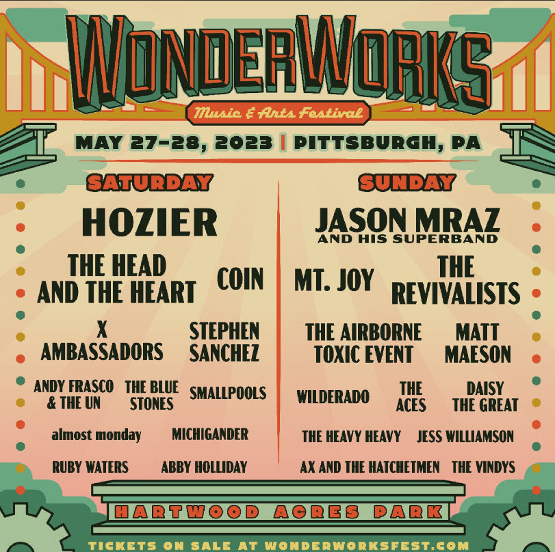 WonderWorks Music Fest Debuts In Pittsburgh May 27-28