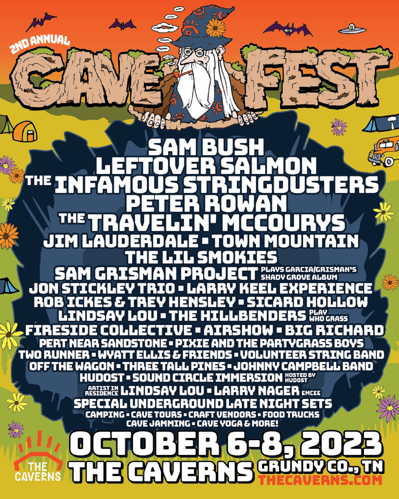 CaveFest Returns to The Caverns October 6-8, 2023