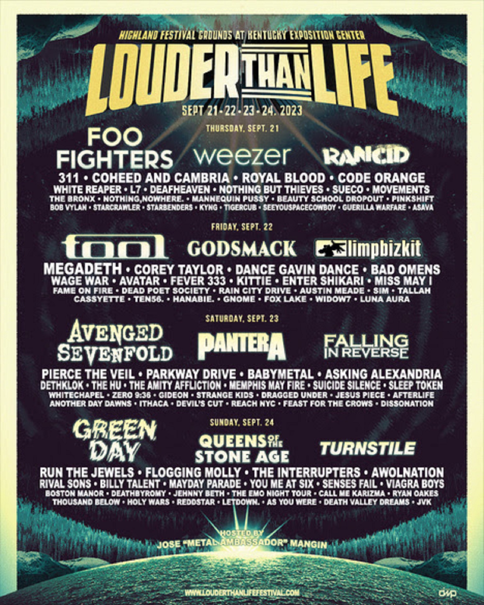 Louder Than Life  America’s Biggest Rock Festival  Returns To Louisville September 21-24, 2023