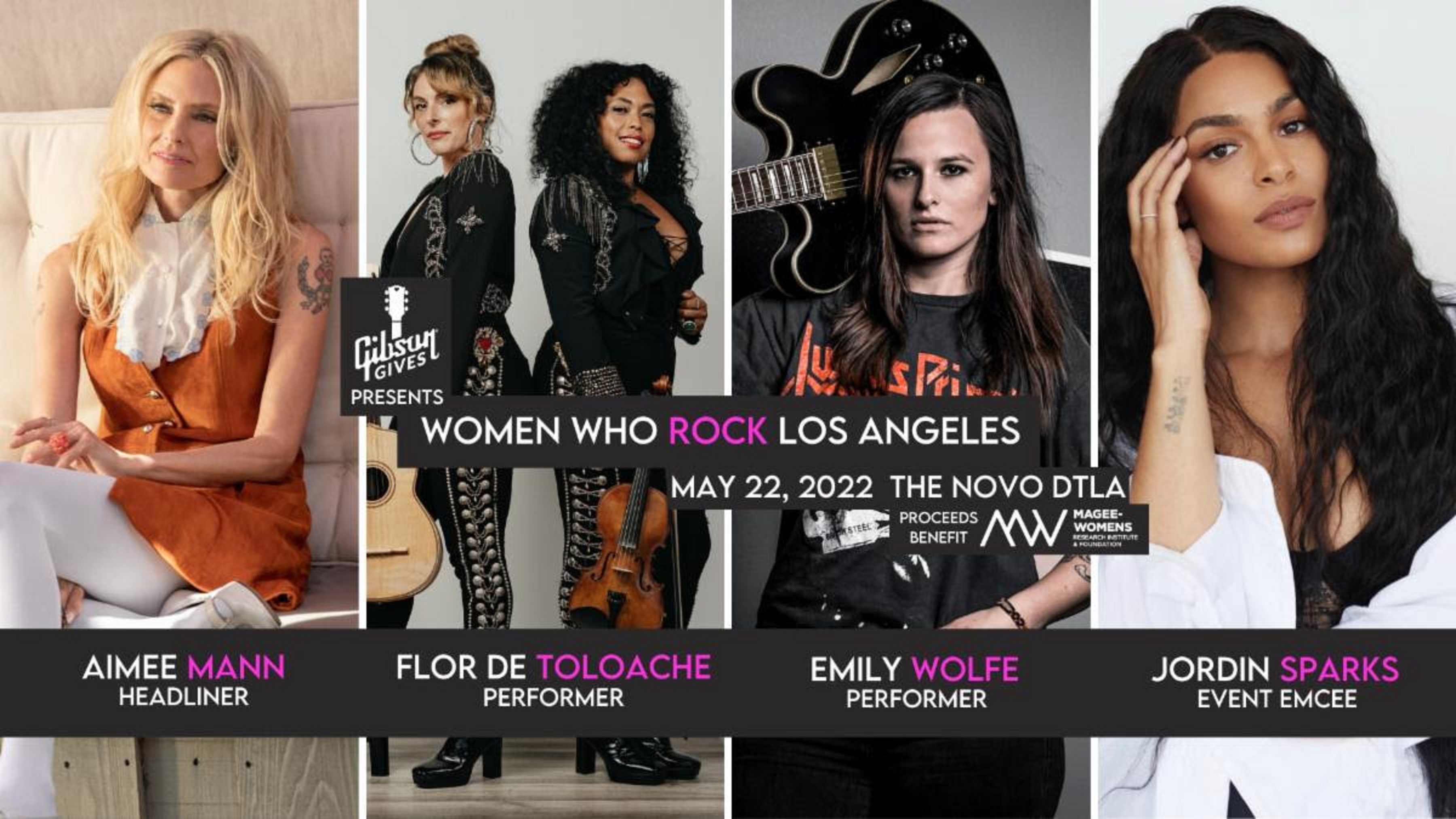 Aimee Mann to Headline Women Who Rock Benefit Concert, Tonight, Sunday, May 22 6:30p at THE NOVO