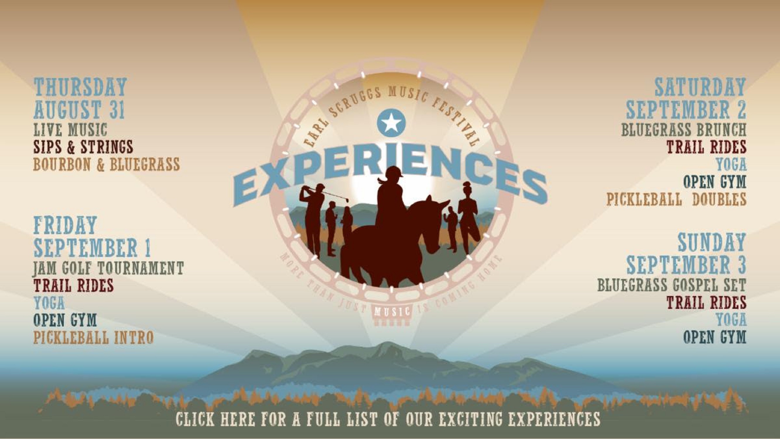 Earl Scruggs Music Festival Details On Site Experiences