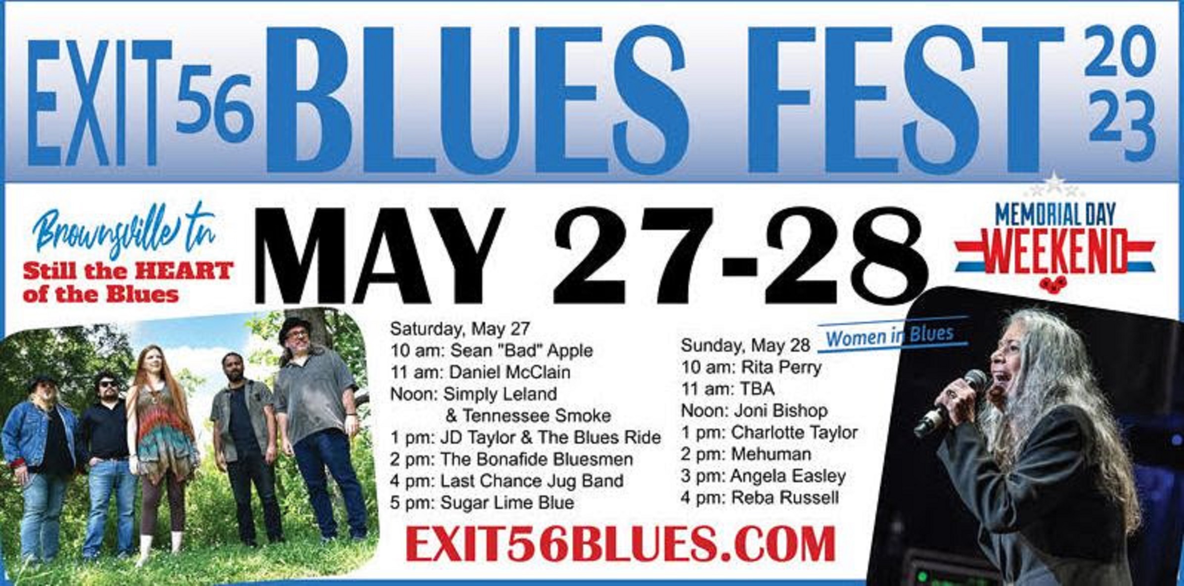 Nashville Roots-Rockers Sugar Lime Blue Headline Exit 56 Blues Fest (Day 1)