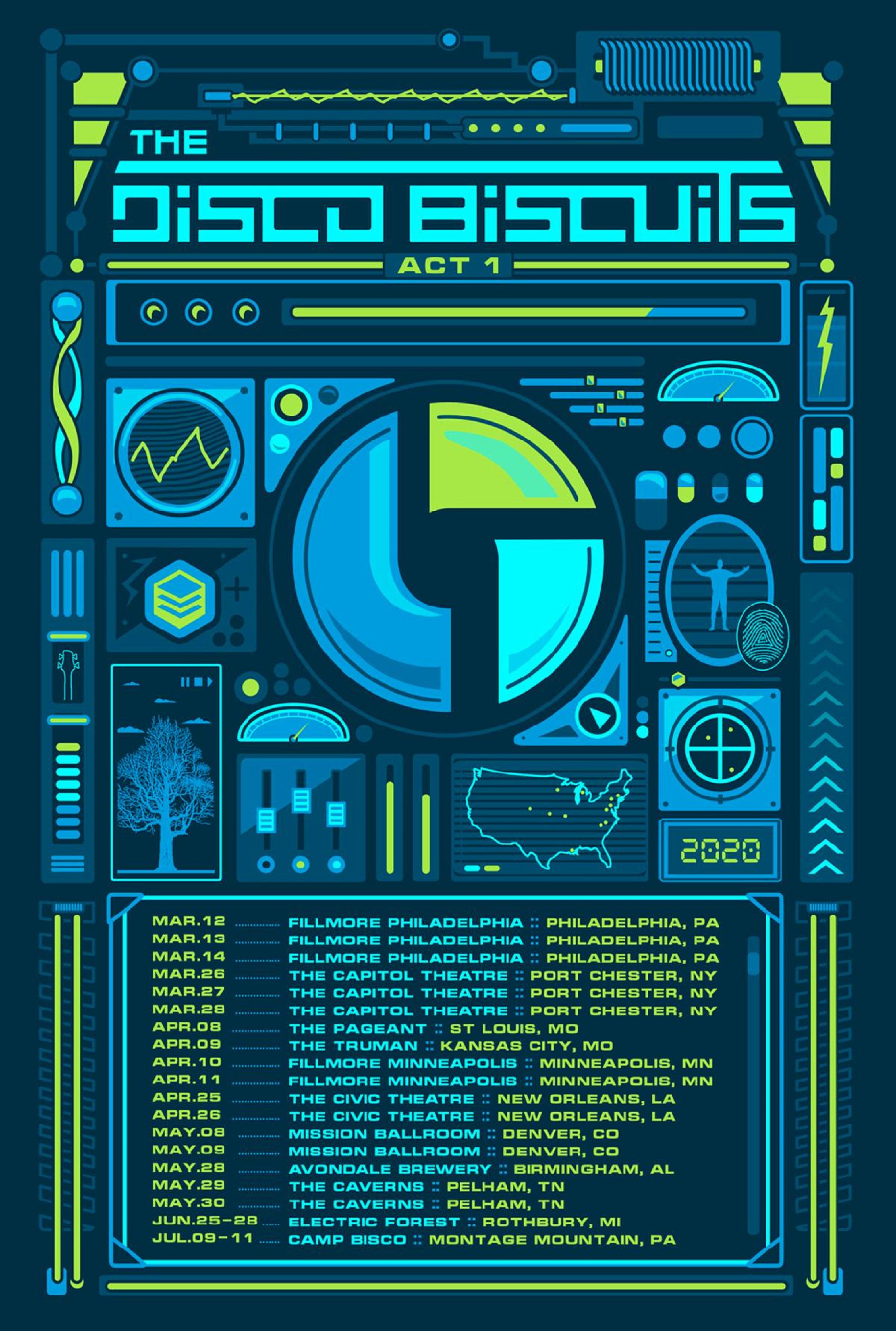 The Disco Biscuits Announce Act 1 2020 Tour