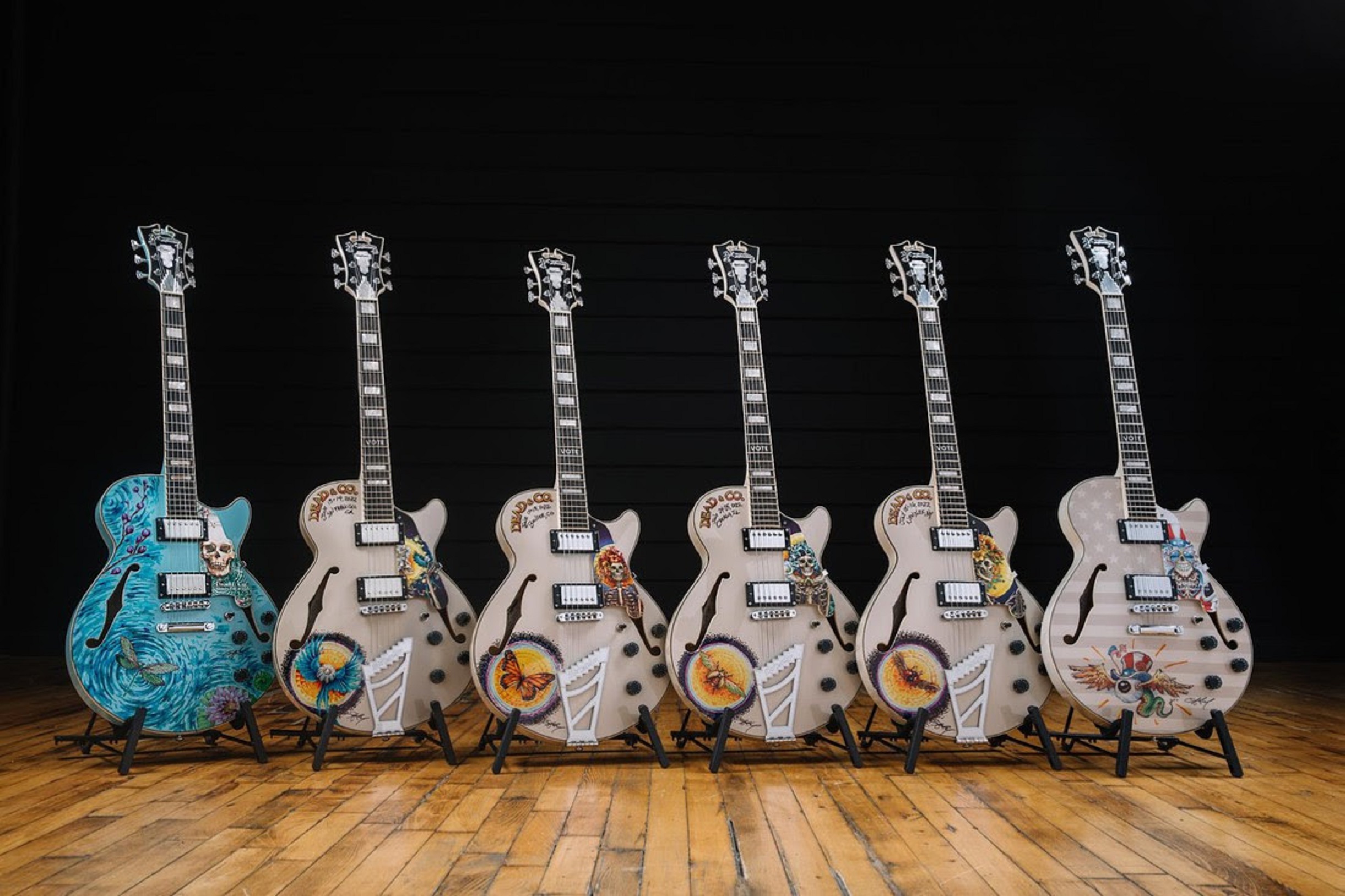 HeadCount Shares Details of D'Angelico Guitars to be Raffled During Dead & Co. Tour