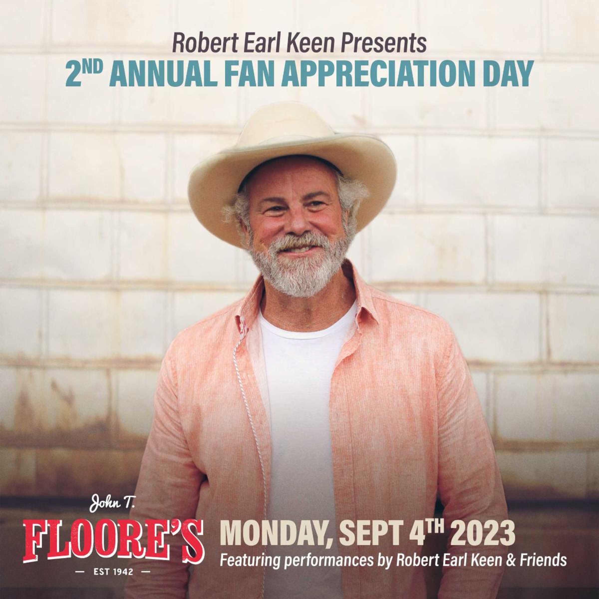 Robert Earl Keen Refuses To Let His Western Chill Summer End, Announcing 2nd Annual Fan Appreciation Day On Labor Day 2023