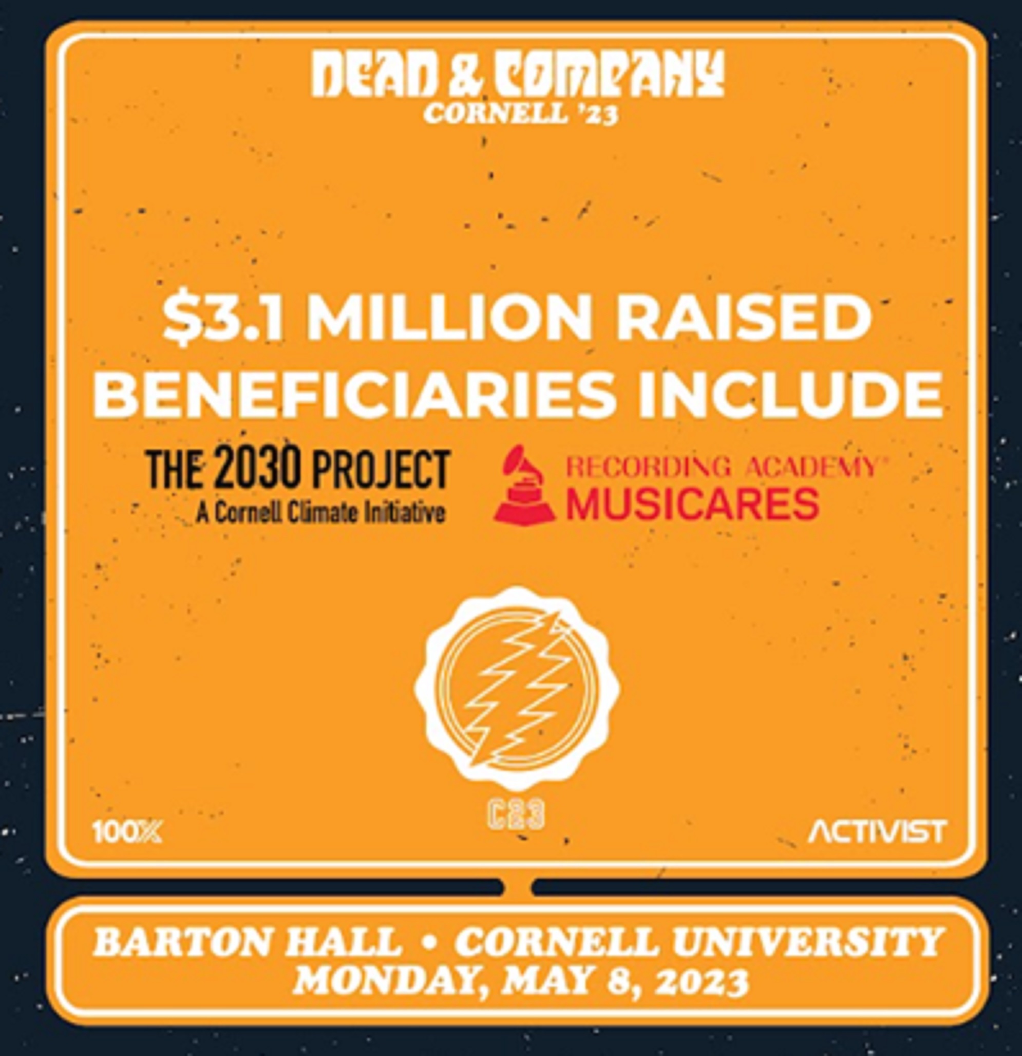 Dead & Company C23 Benefit Concert Raises 3.1 Million for NonProfits