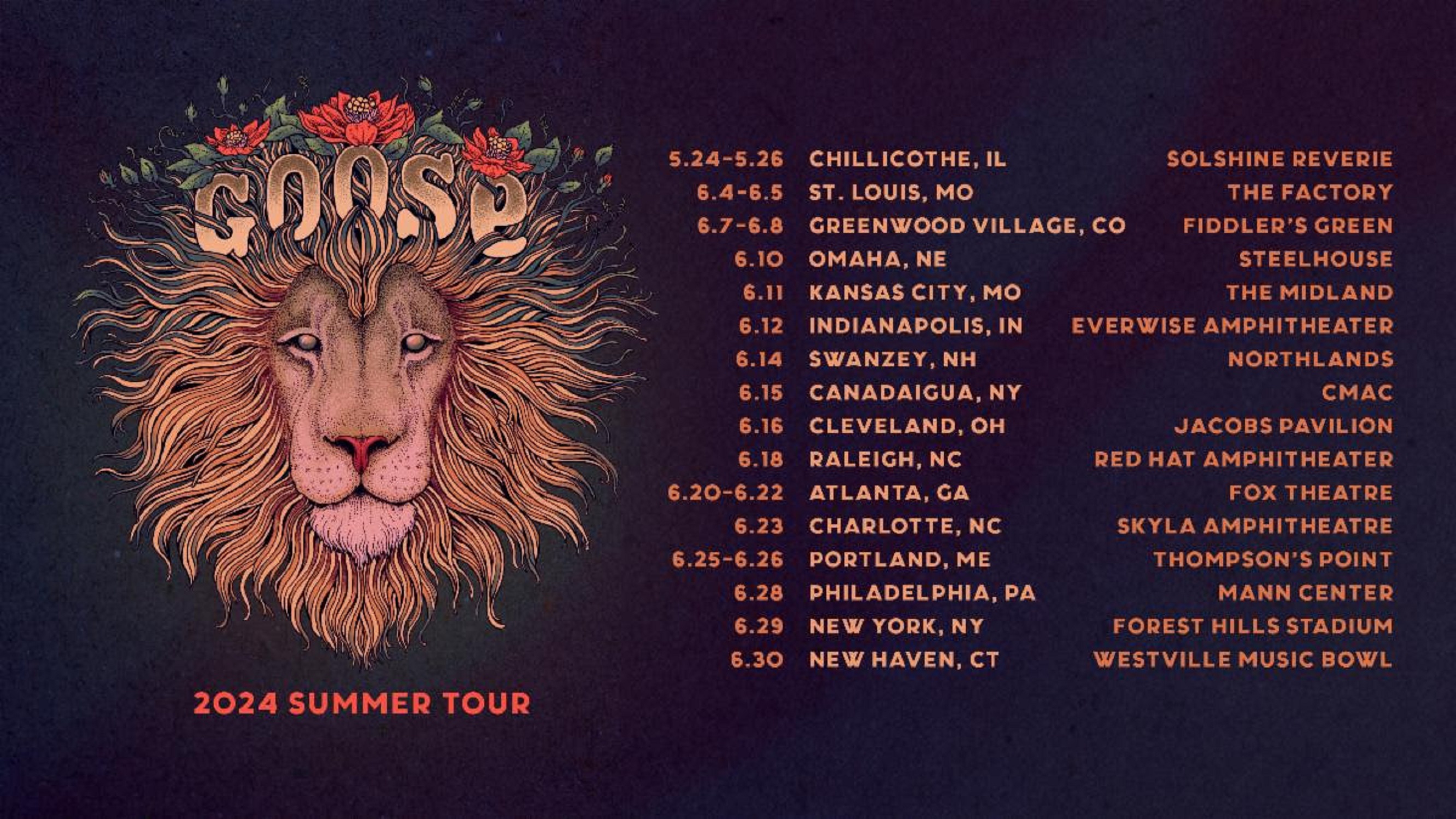 Goose Announce New Drummer and Summer Tour; "Ted Tapes 2024" Out Now