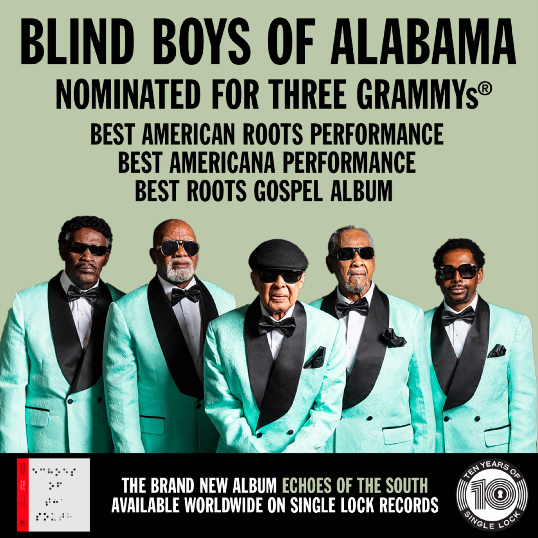 The Blind Boys of Alabama earn 3 GRAMMY nominations for Echoes of The