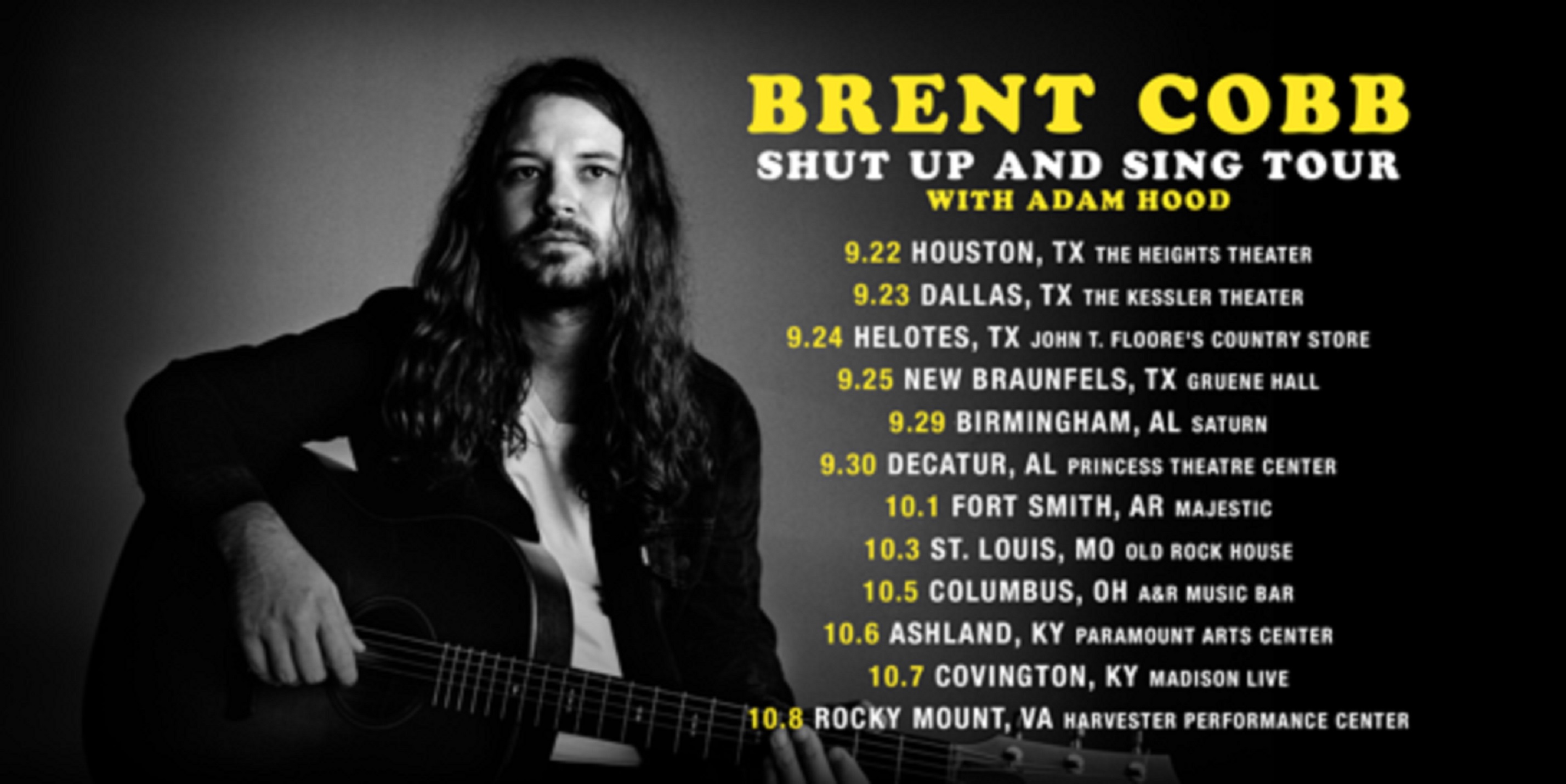 Brent Cobb confirms fall “Shut Up and Sing Tour” Grateful Web