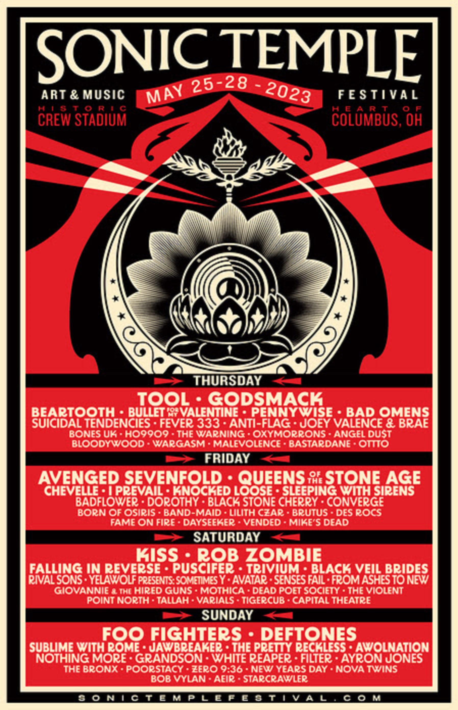 Sonic Temple Art Music Festival Announces 2023 Lineup Grateful Web