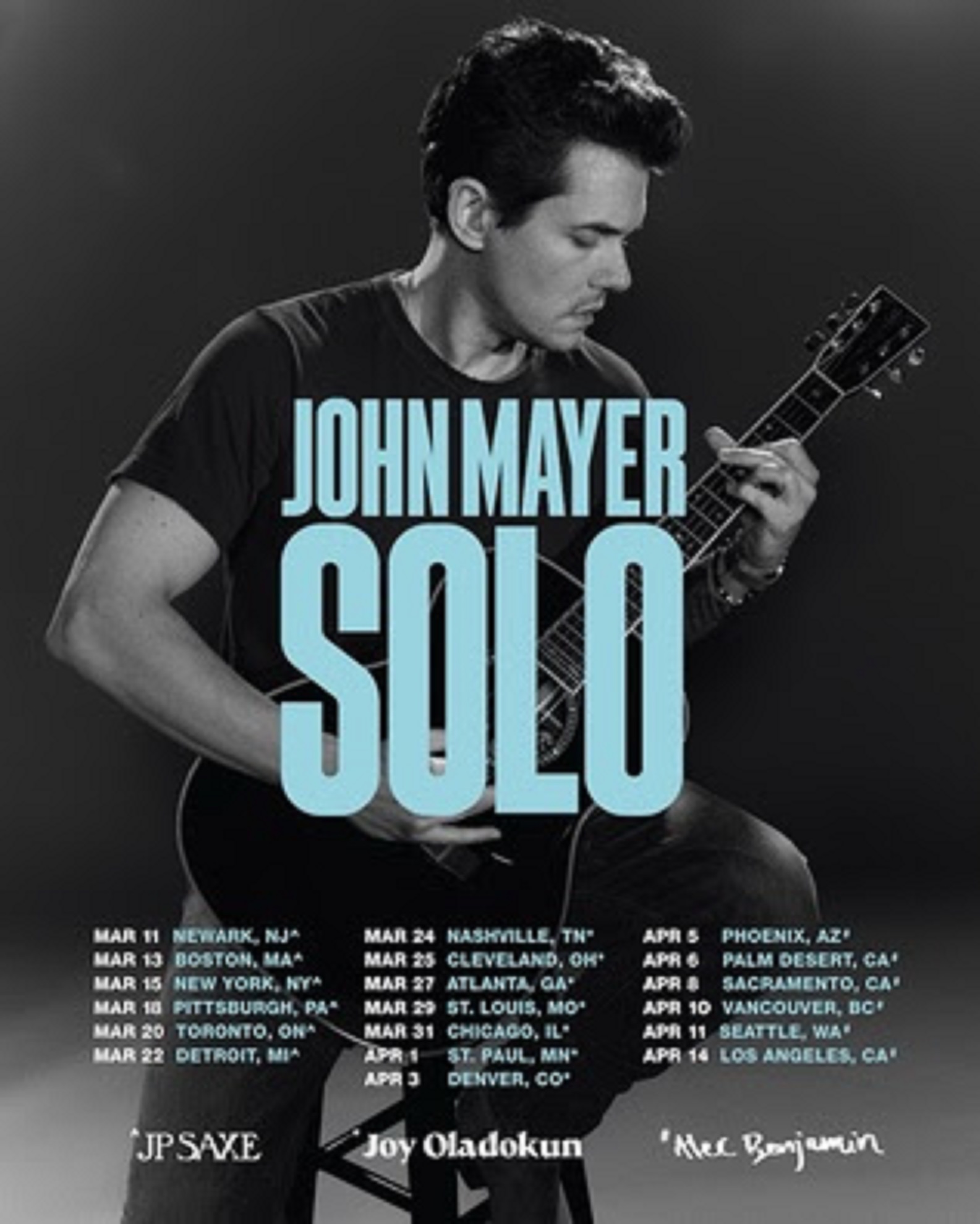 john mayer tour new orleans