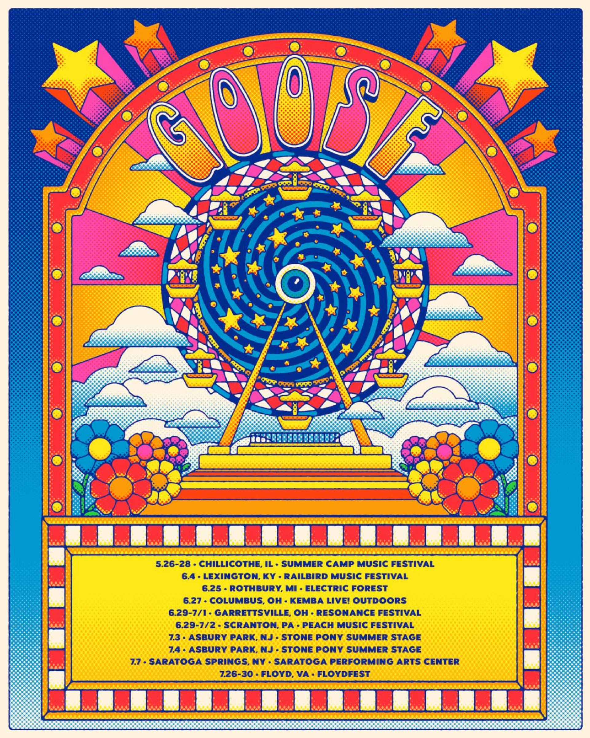 Goose add additional 2023 Summer tour dates Grateful Web
