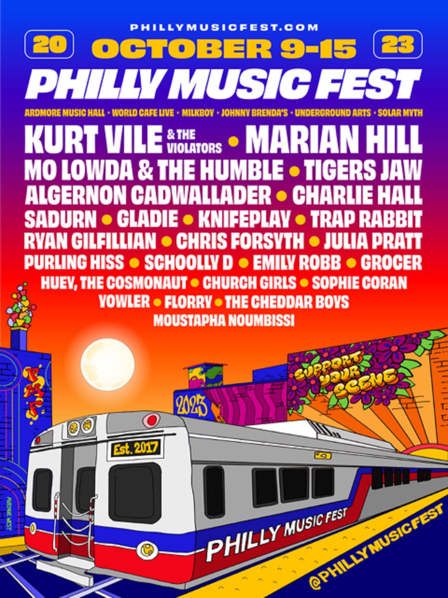 Philly Music Fest Announces 2023 Line Up Grateful Web