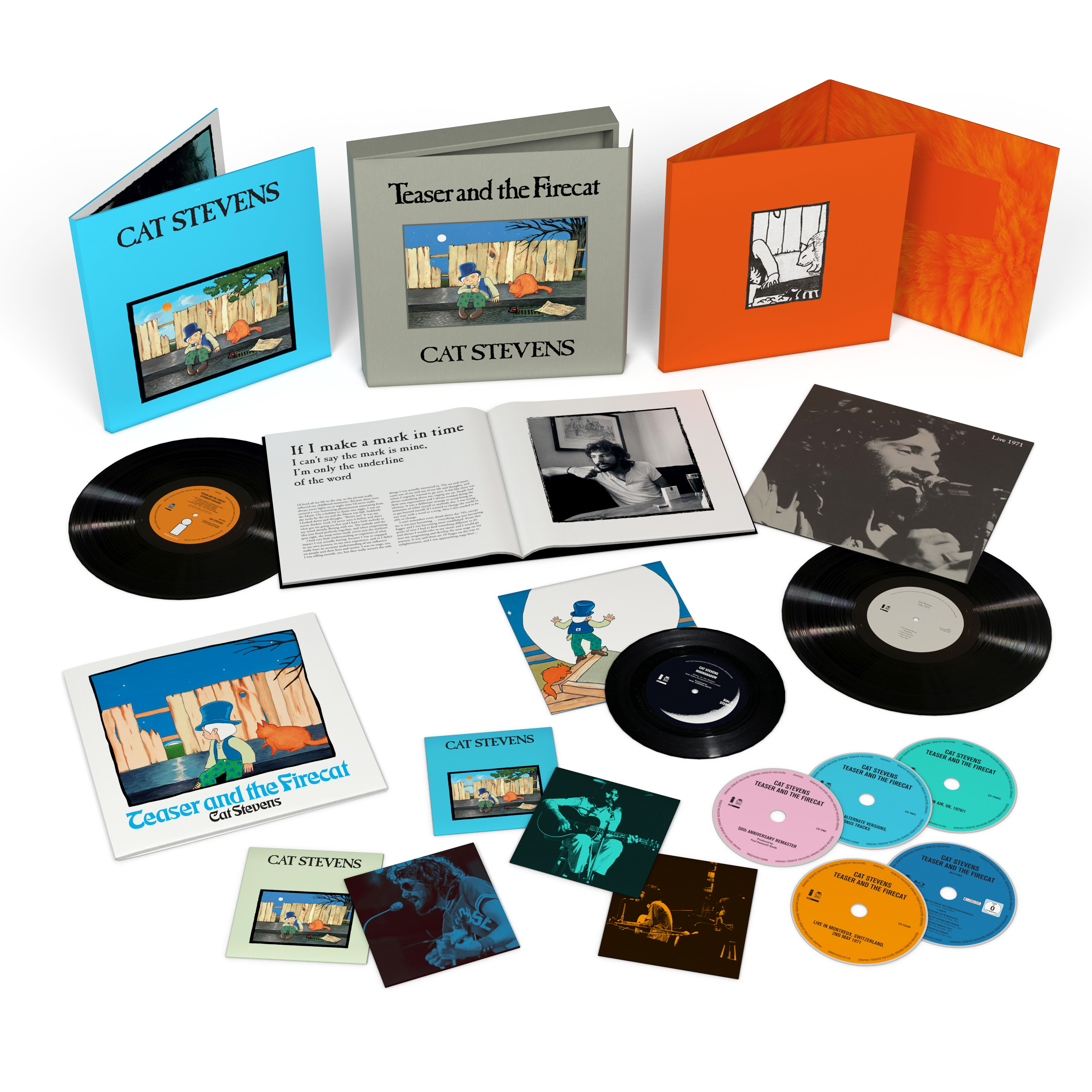 Yusuf Cat Stevens Announces Teaser And The Firecat 50th Anniversary Editions Grateful Web