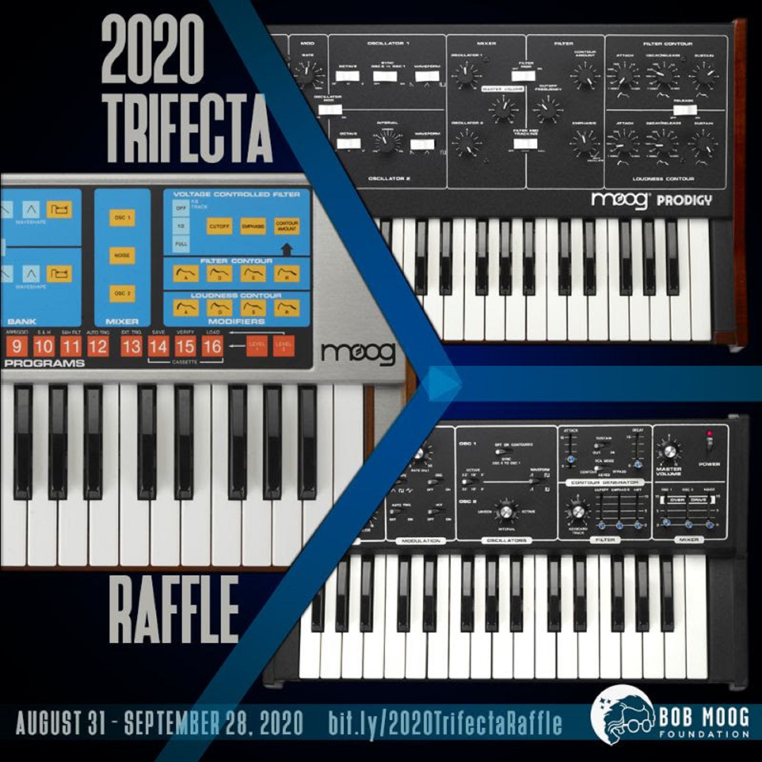 Announcing The Bob Moog Foundation 2020 Moog Trifecta Raffle