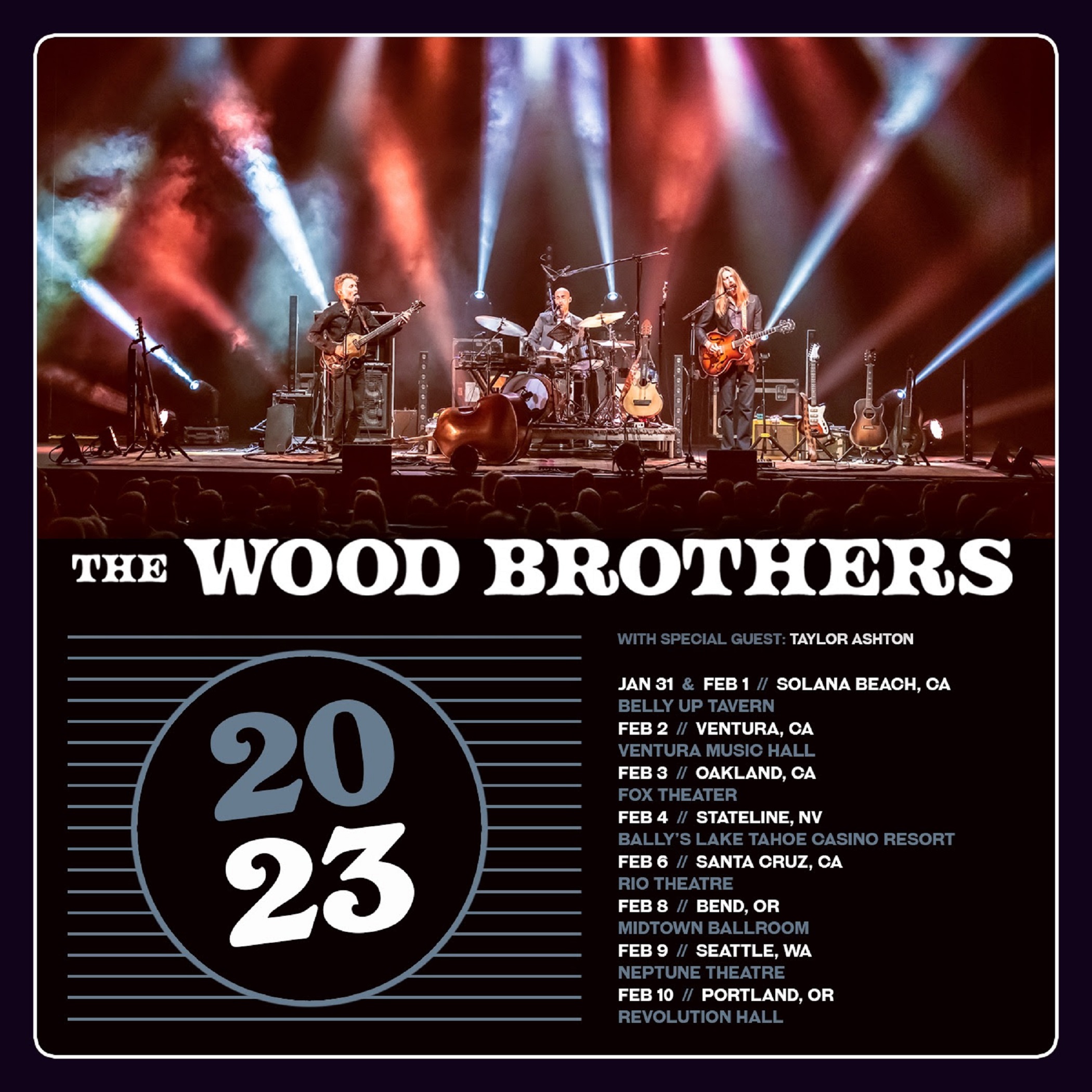 The Wood Add West Dates In Winter 2023 | Grateful Web