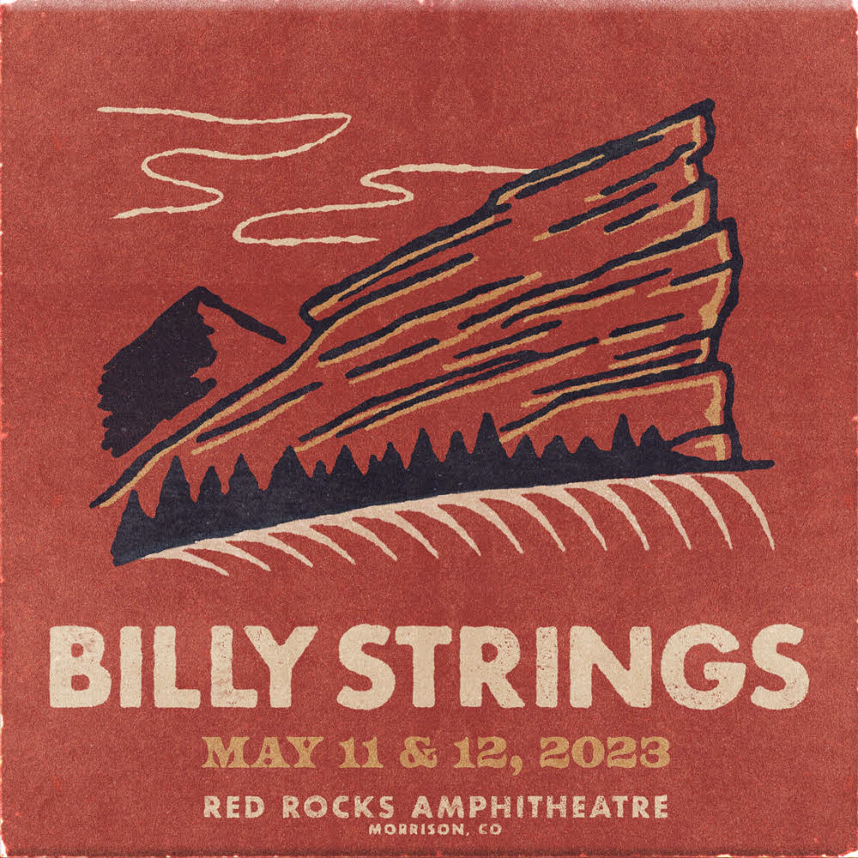 BILLY STRINGS Announce Red Rocks Amphitheatre Shows on Thursday, May 11 & Friday, May 12 2023