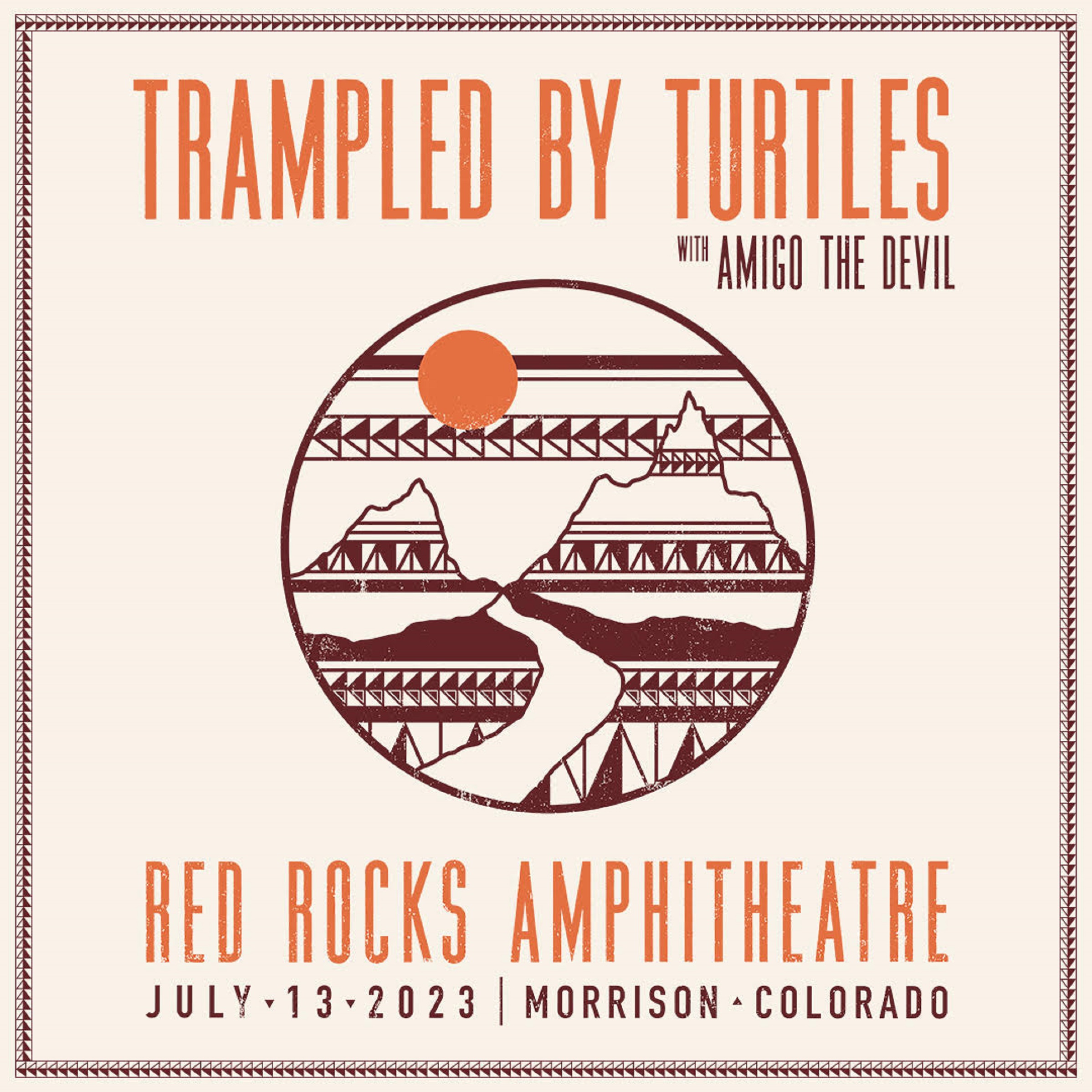 Trampled by Turtles announce Red Rocks Amphitheatre show - 7/13/23