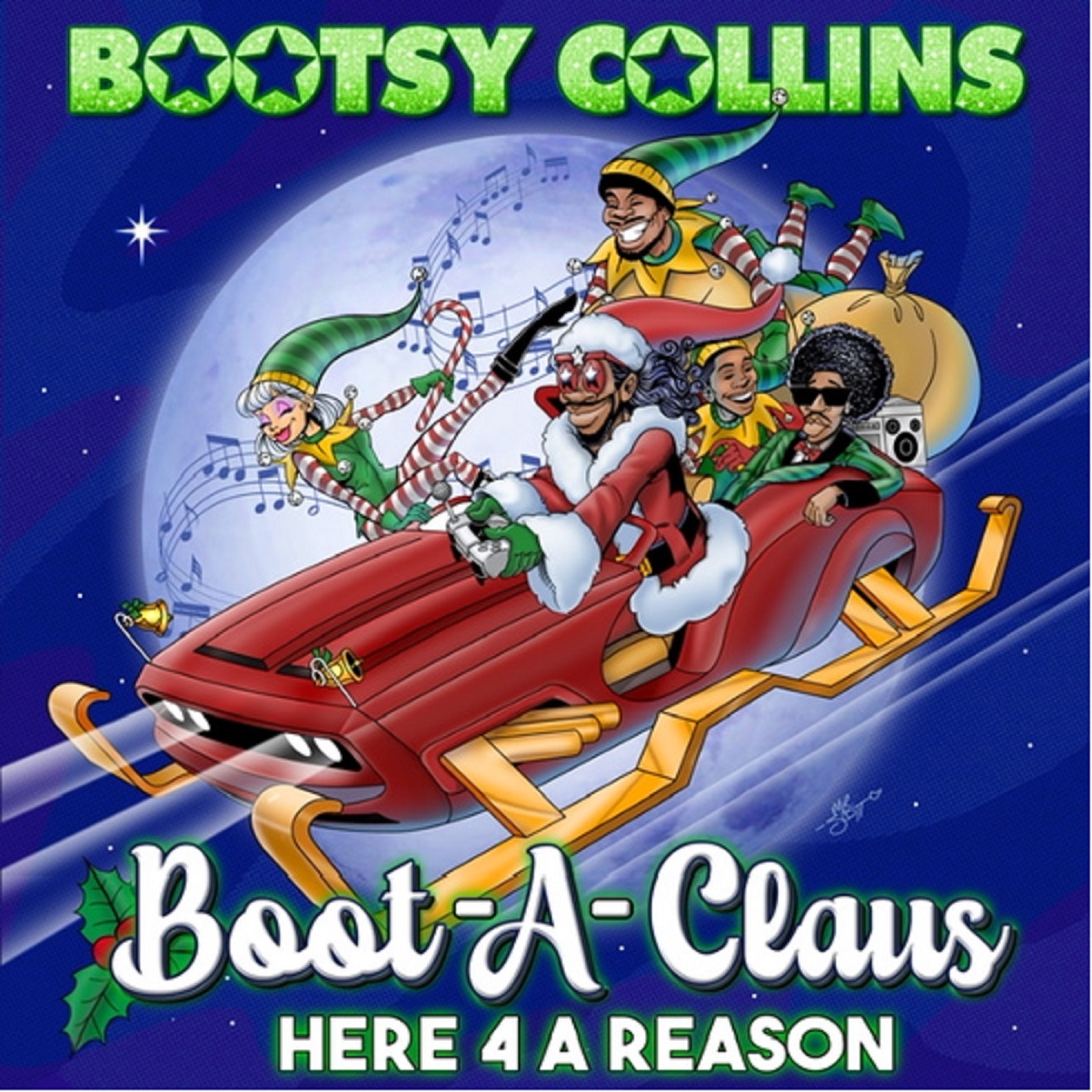 Bootsy Collins releases funky holiday single "Boot-A-Claus/Here 4-A-Reason"