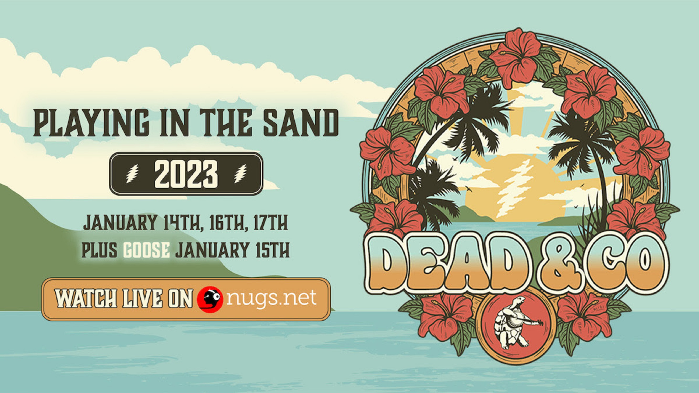 Watch Playing In The Sand Live on Nugs