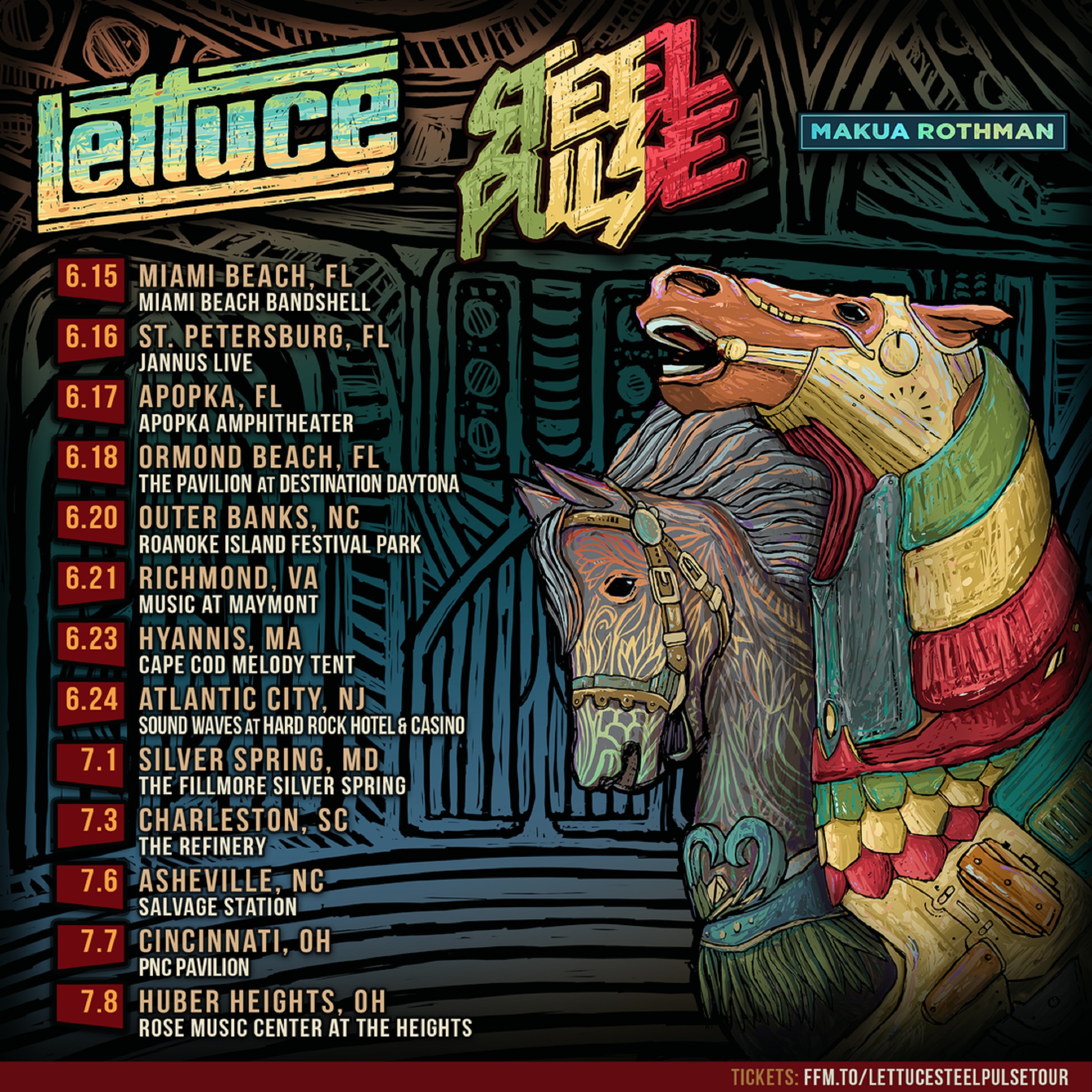 Lettuce & Steel Pulse Join Forces for Co-Headlining Summer Tour