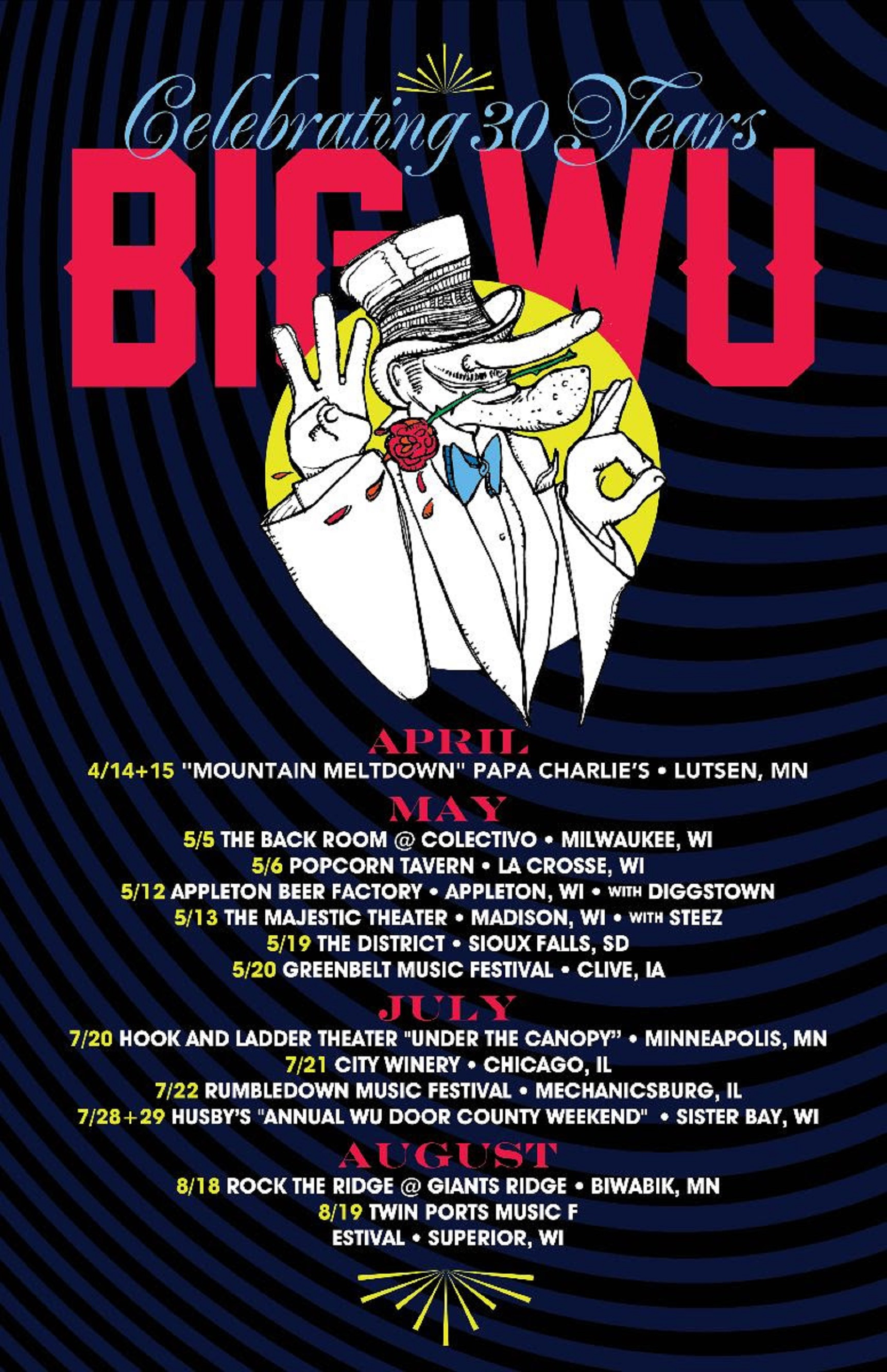 The Big Wu's 30 Year Anniversary Tour