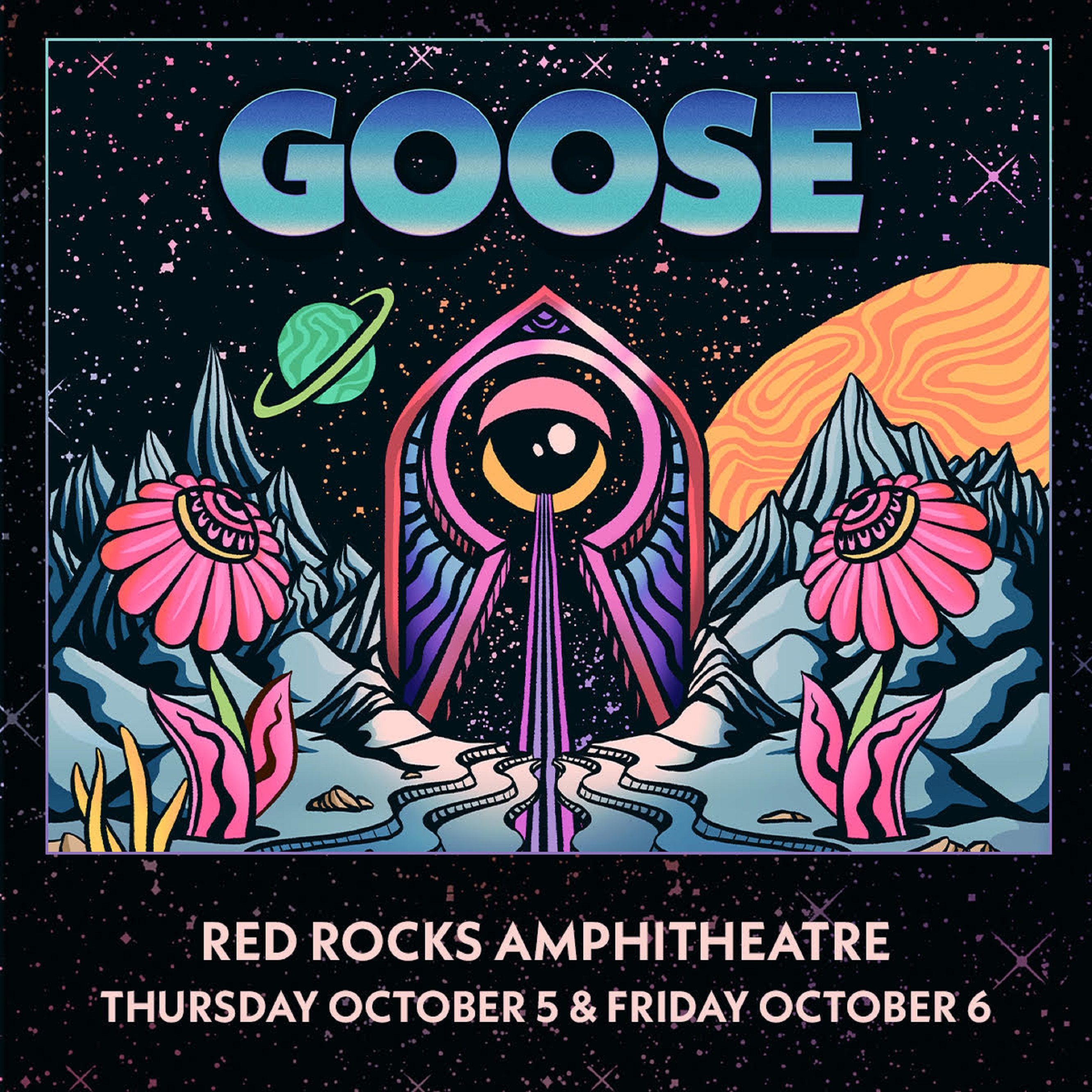 Goose Announce Two nights at Red Rocks Amphitheatre | 10/5/23 - 10/6/23