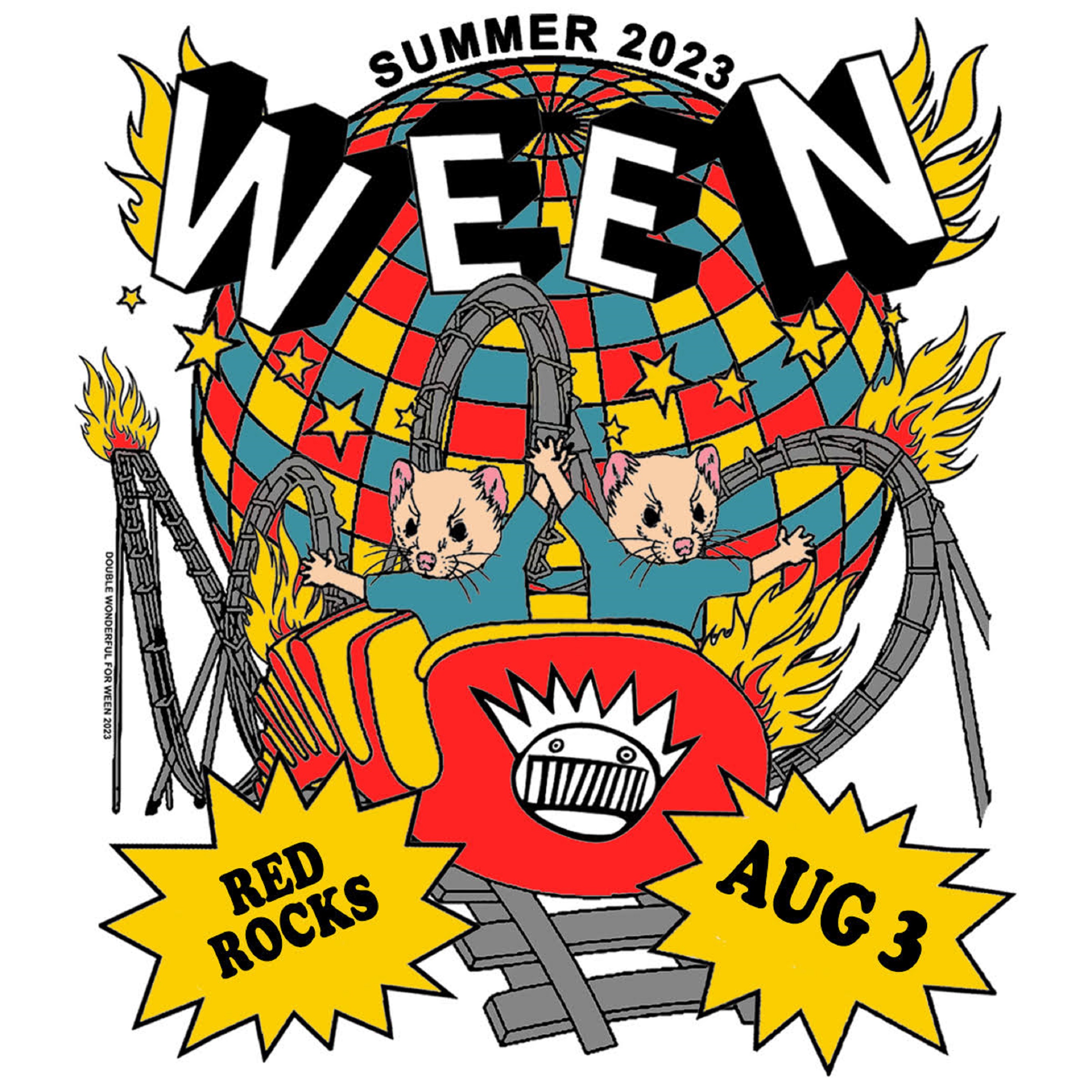 WEEN Live at Red Rocks Amphitheatre on Thursday, August 3, 2023. Doors 6:30pm || Show 7:30pm