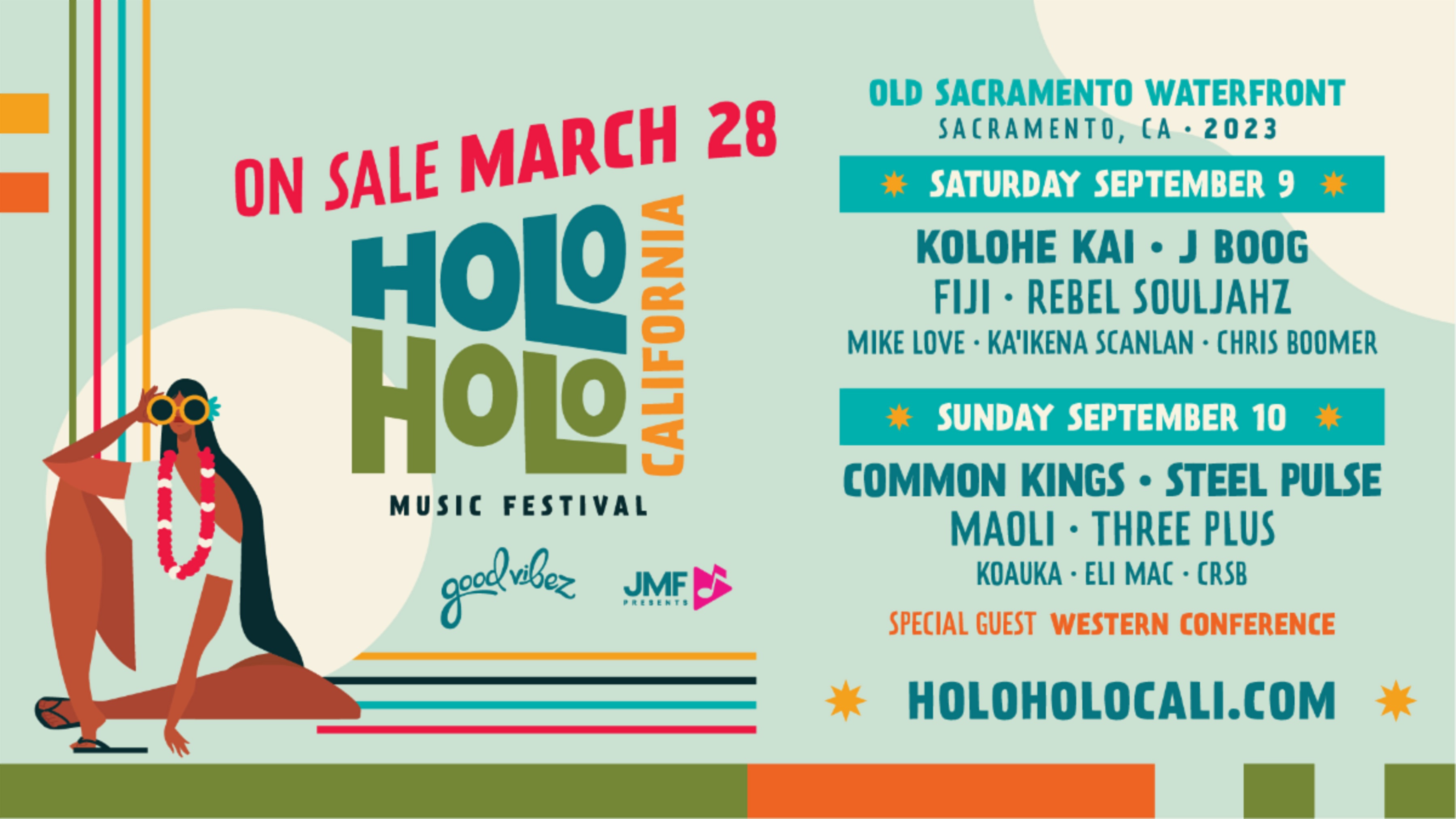 Holo Holo Music Festival Returns To California Over The Weekend Of September 9-10 at Old Sacramento Waterfront