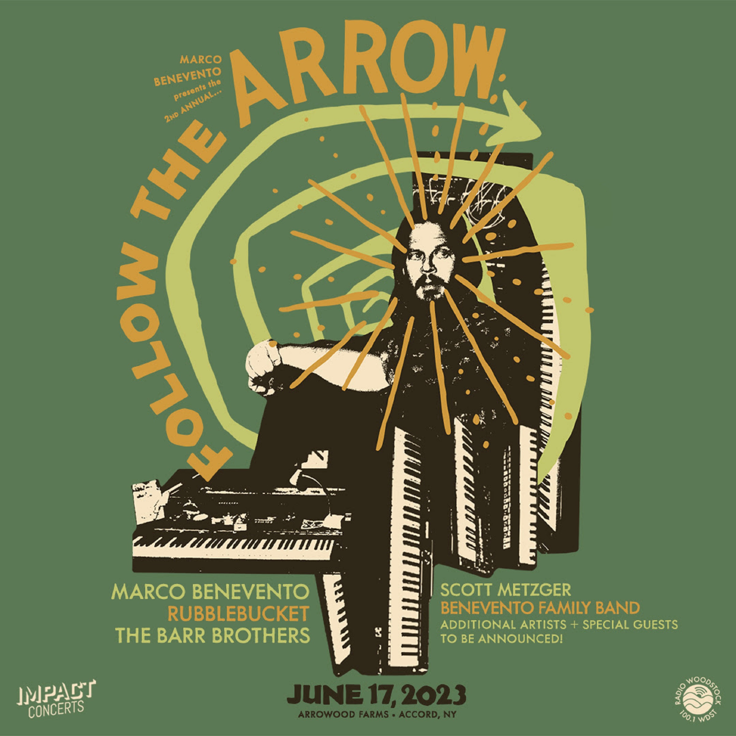 Marco Benevento Presents Follow The Arrow 2023 With Rubblebucket, The Barr Brothers & More