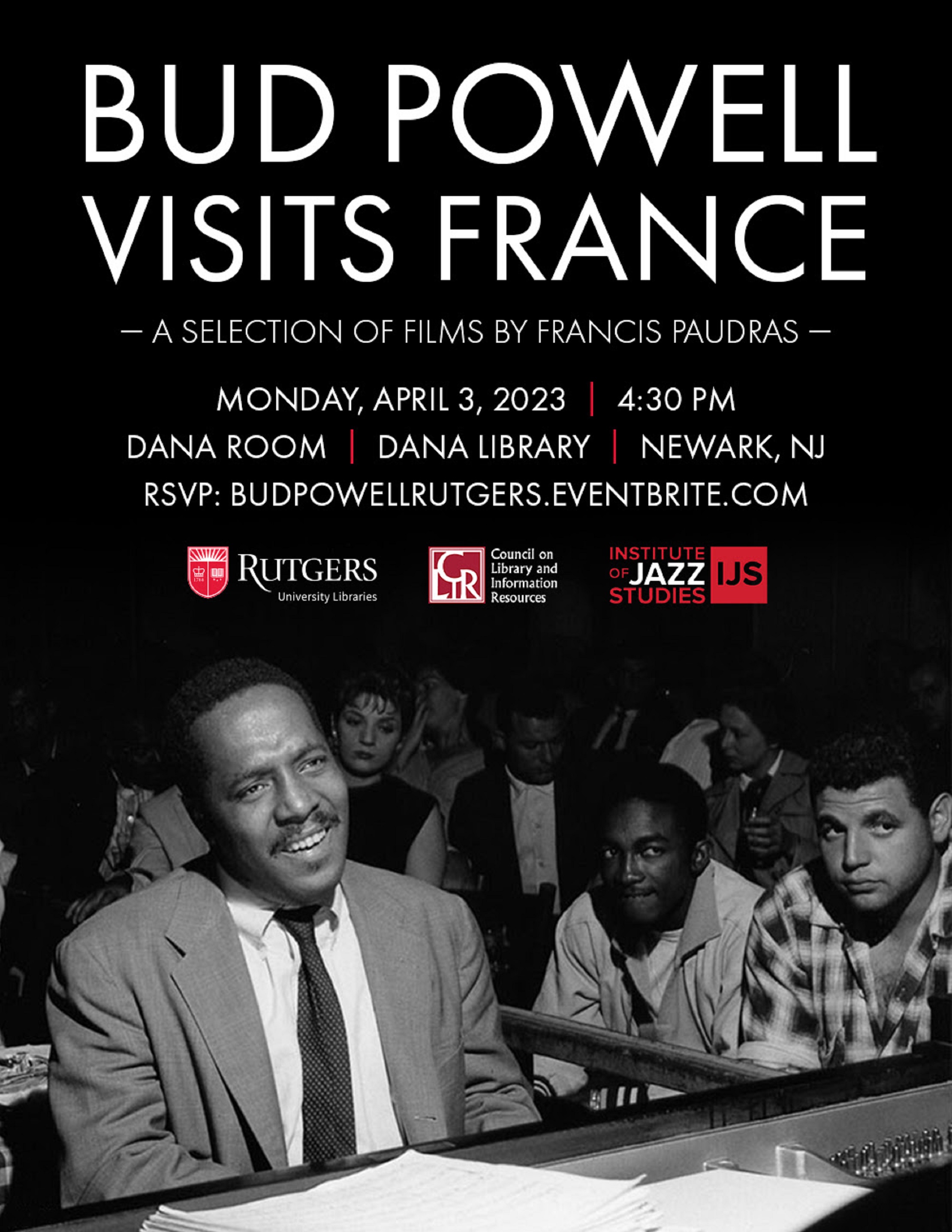 Bud Powell visits France Institute of Jazz Studies