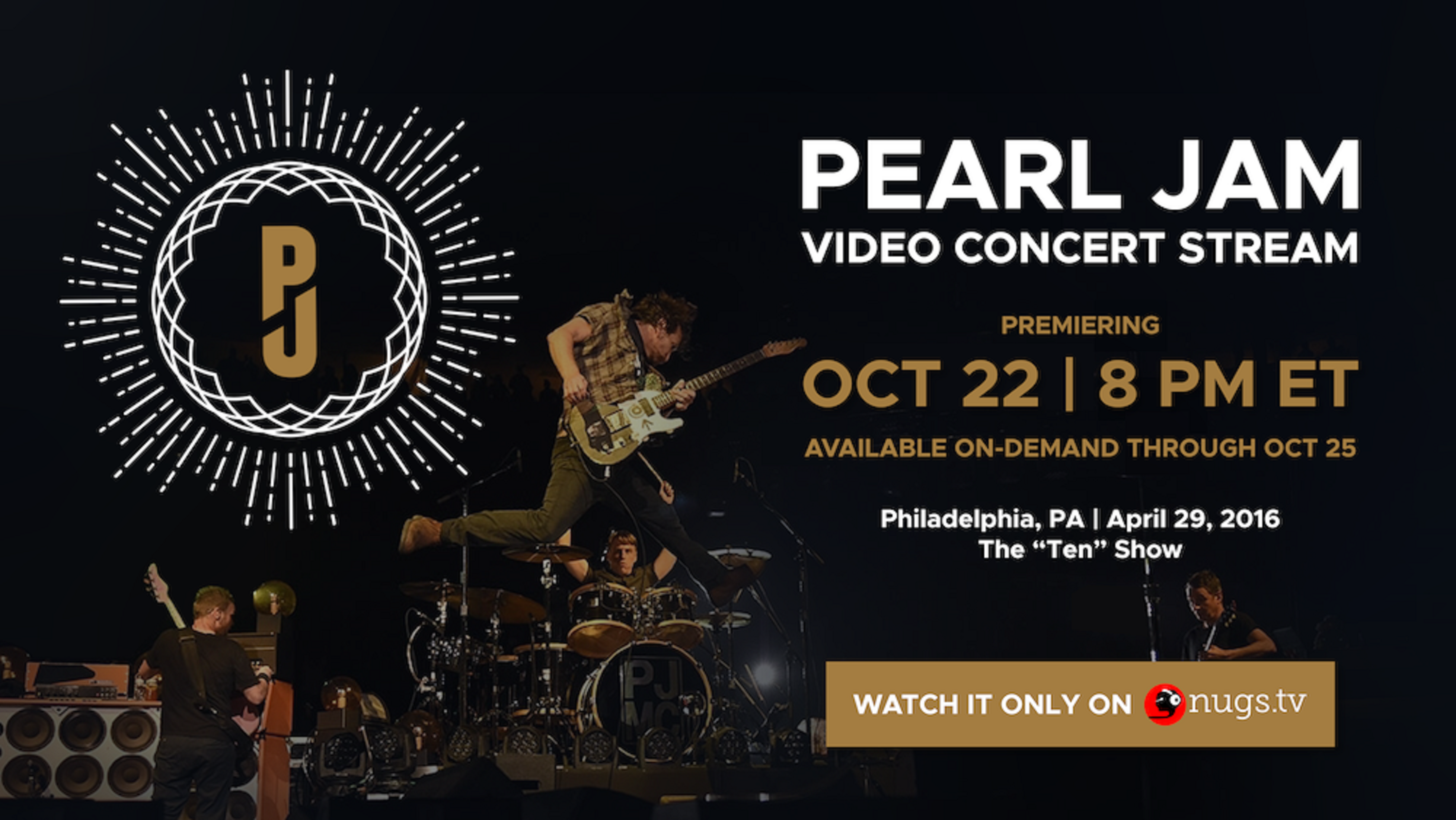 Pearl Jam to stream Wells Fargo Center show from 2016