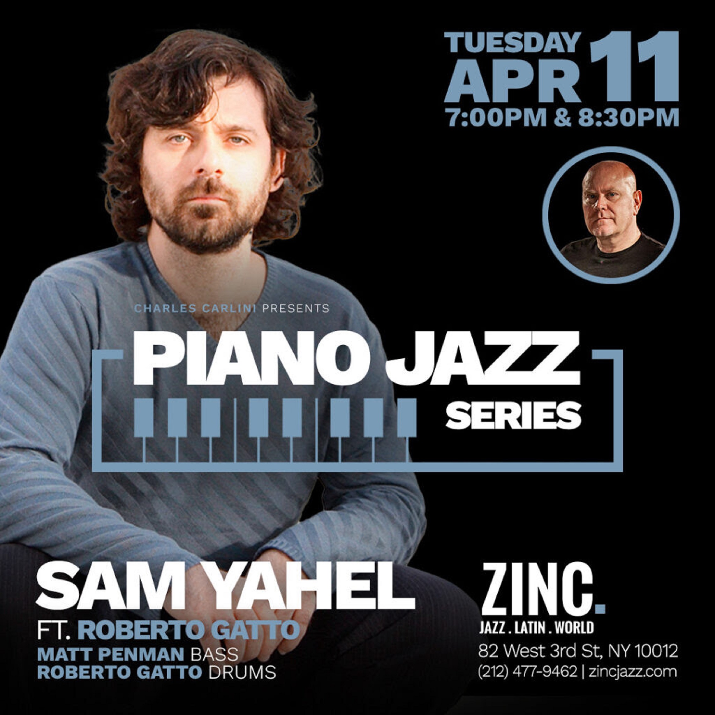 Acclaimed jazz pianist Sam Yahel brings his trio to the Zinc