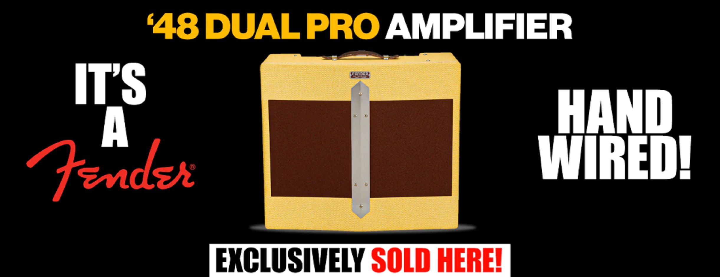 Joe Bonamassa, Fender Release Rare ’48 Dual Pro Amplifier, Last Manufactured 75 Years Ago