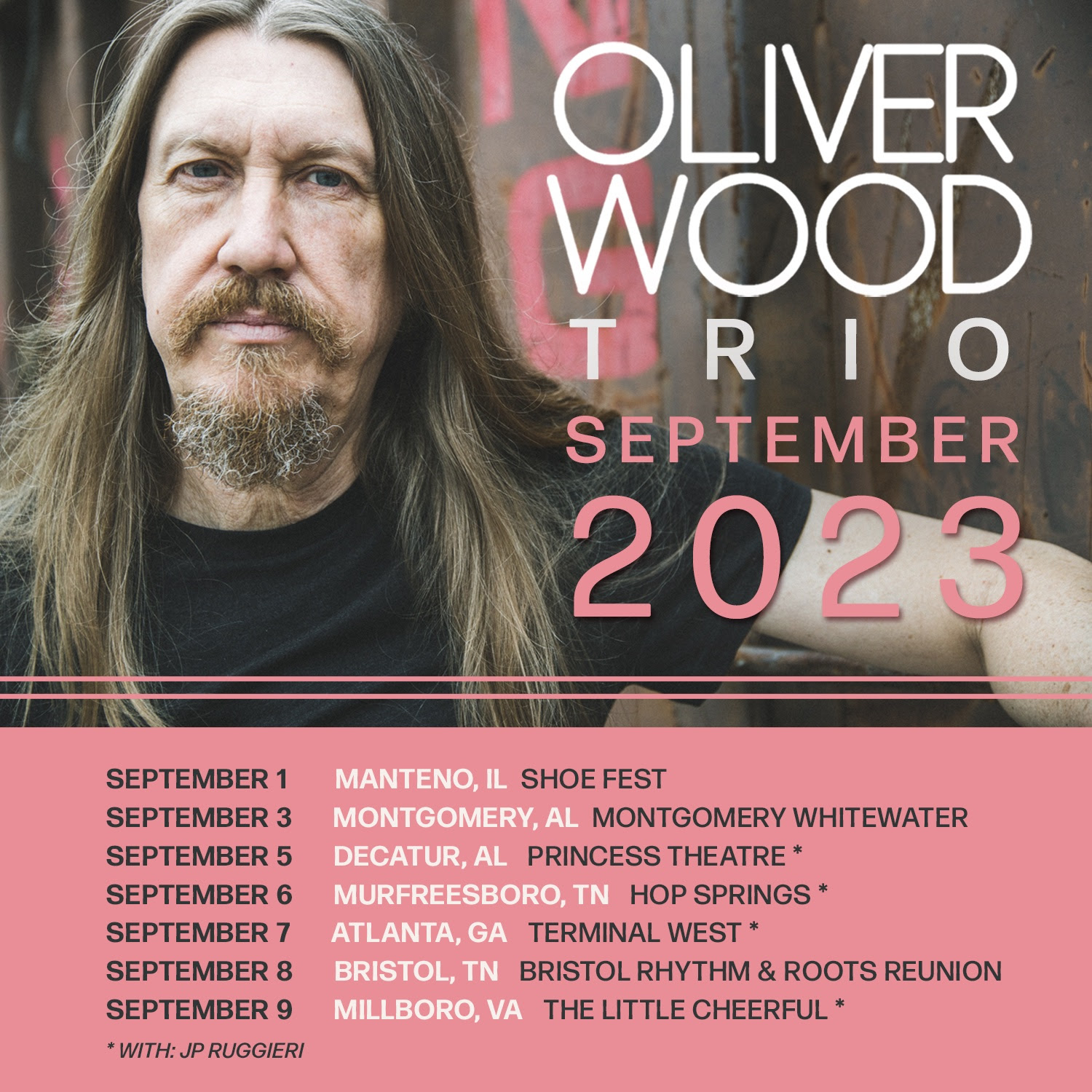 Oliver Wood Trio Announces September Tour Dates