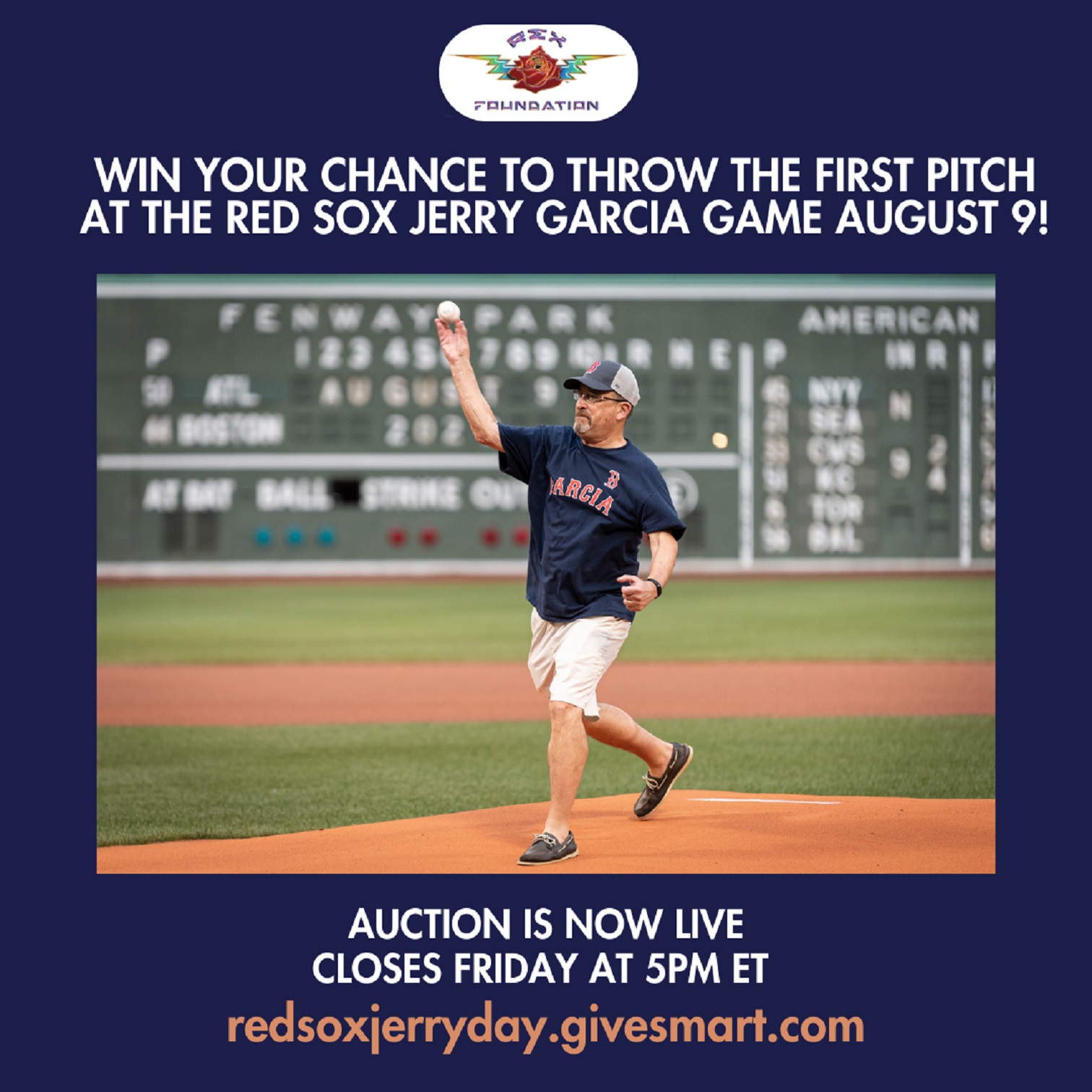 Win Your Chance to Throw the First Pitch August 9 at Fenway ParK