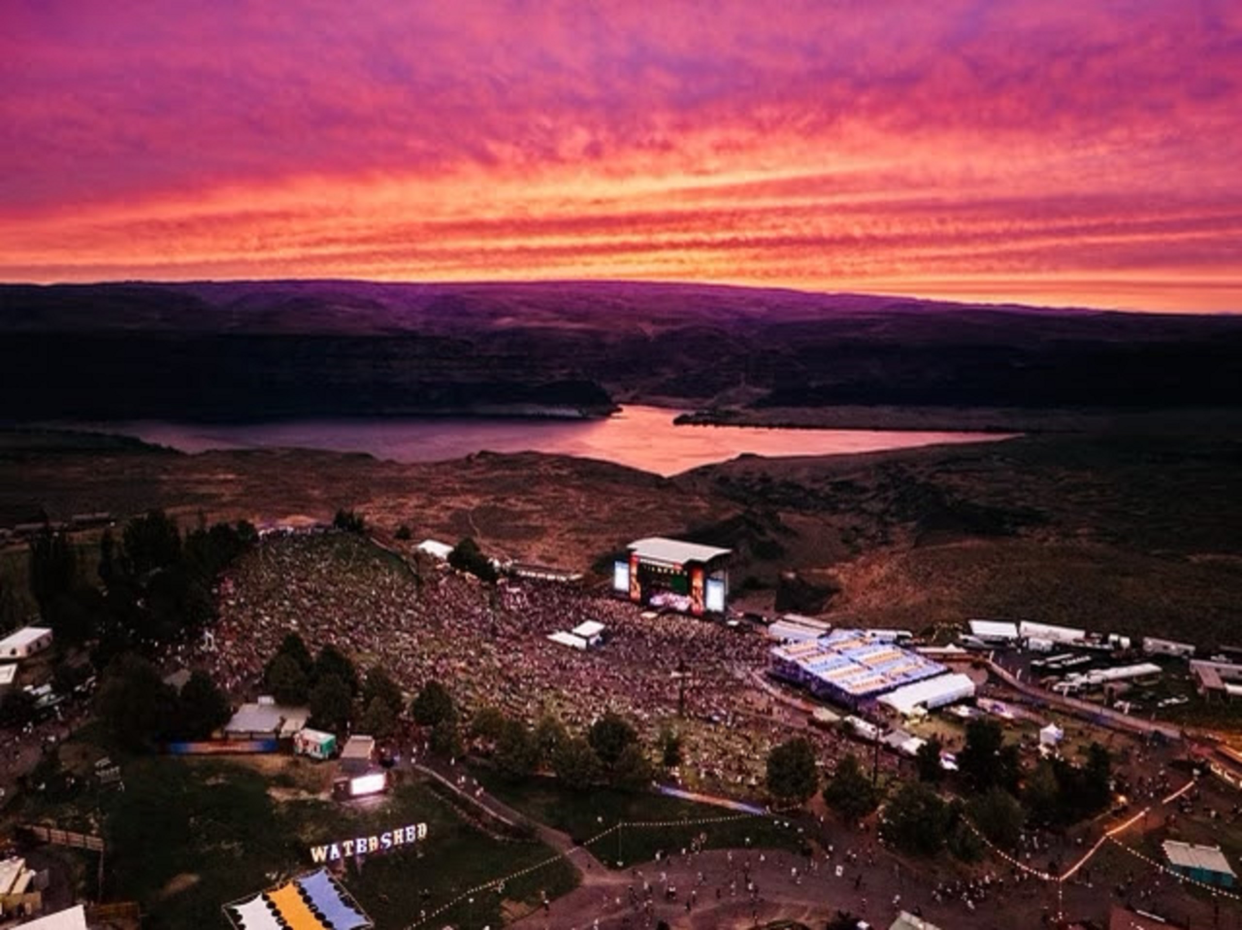 ELEVENTH-ANNUAL WATERSHED MUSIC FESTIVAL RETURNS WITH HEADLINERS CODY JOHNSON, LAINEY WILSON AND KEITH URBAN -- Drone Photo Credit: FlyHi Films