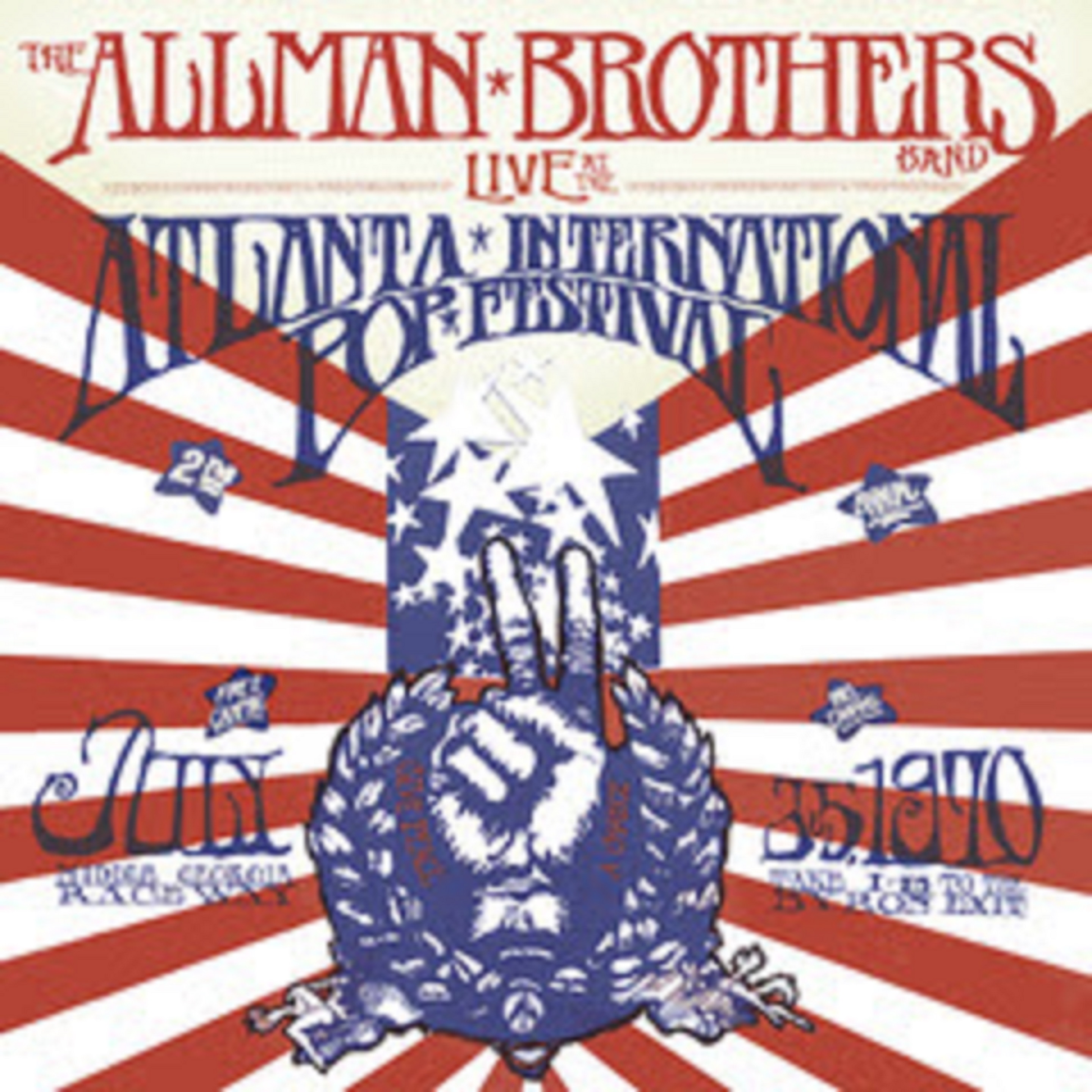 Allman Brothers Band at Atlanta Pop Festival July 4, 1970