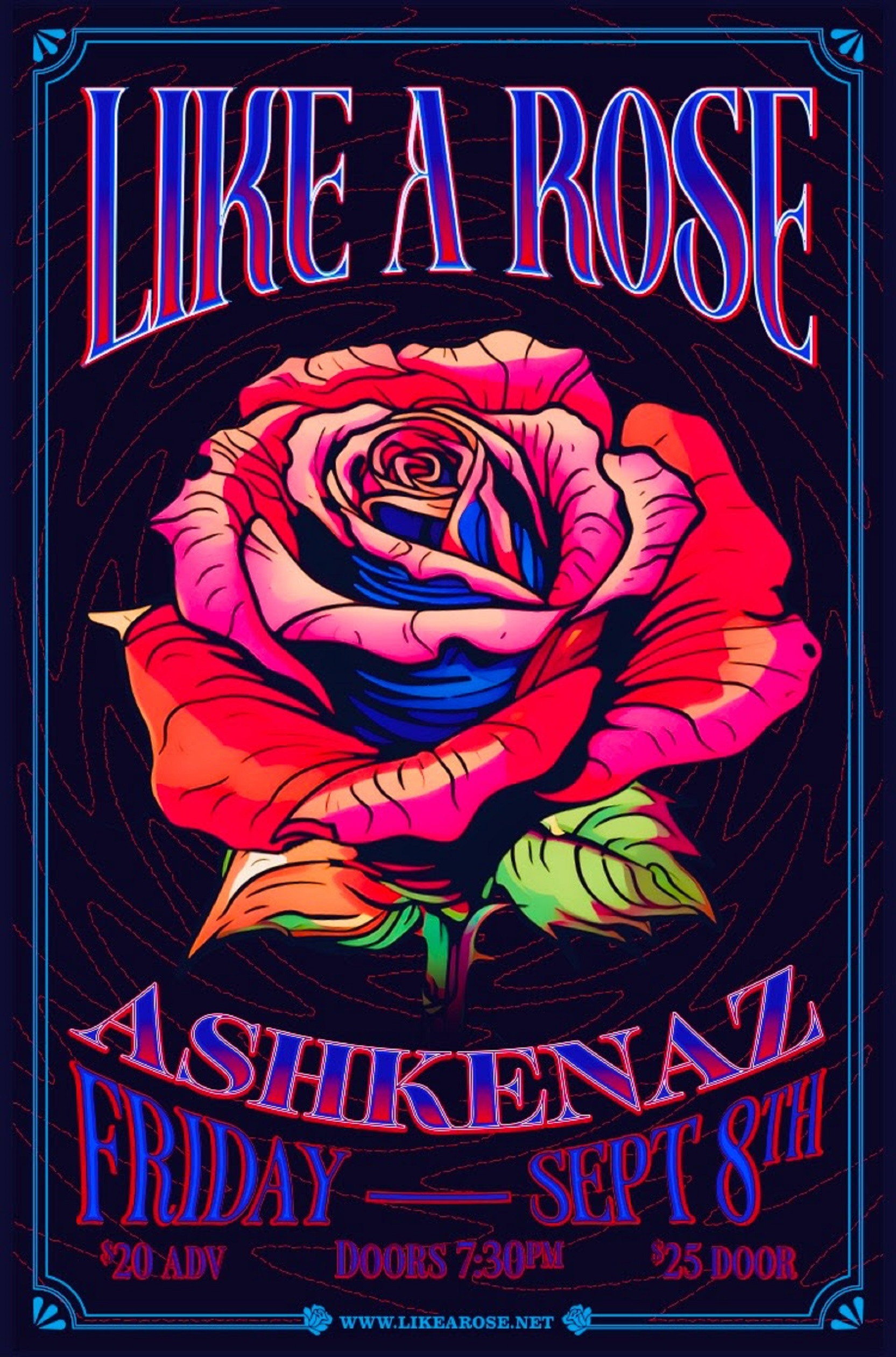 LIKE A ROSE to make debut at Ashkenaz | 9/8/23