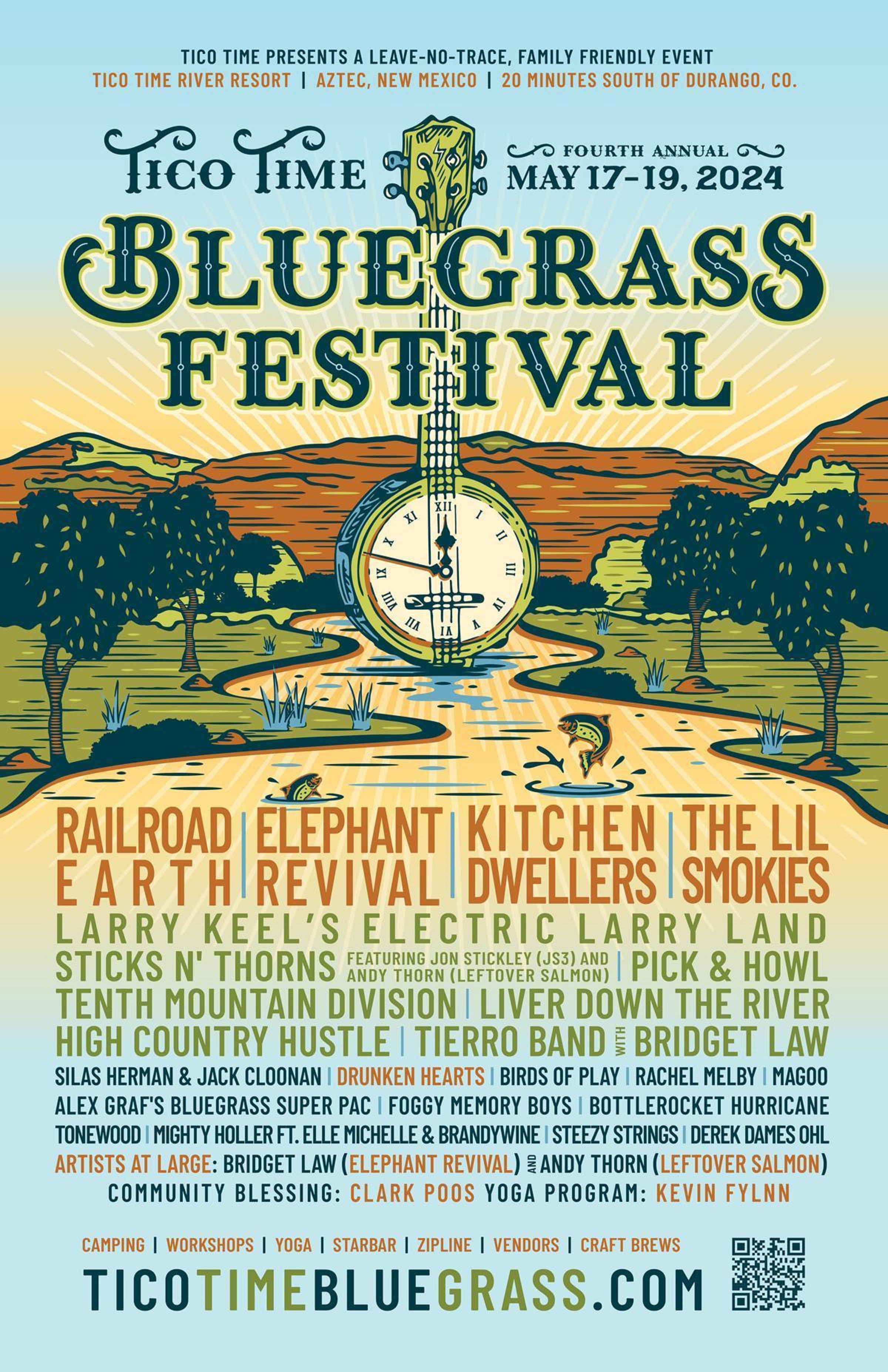 Tico Time Bluegrass Festival Announce 2024 Lineup