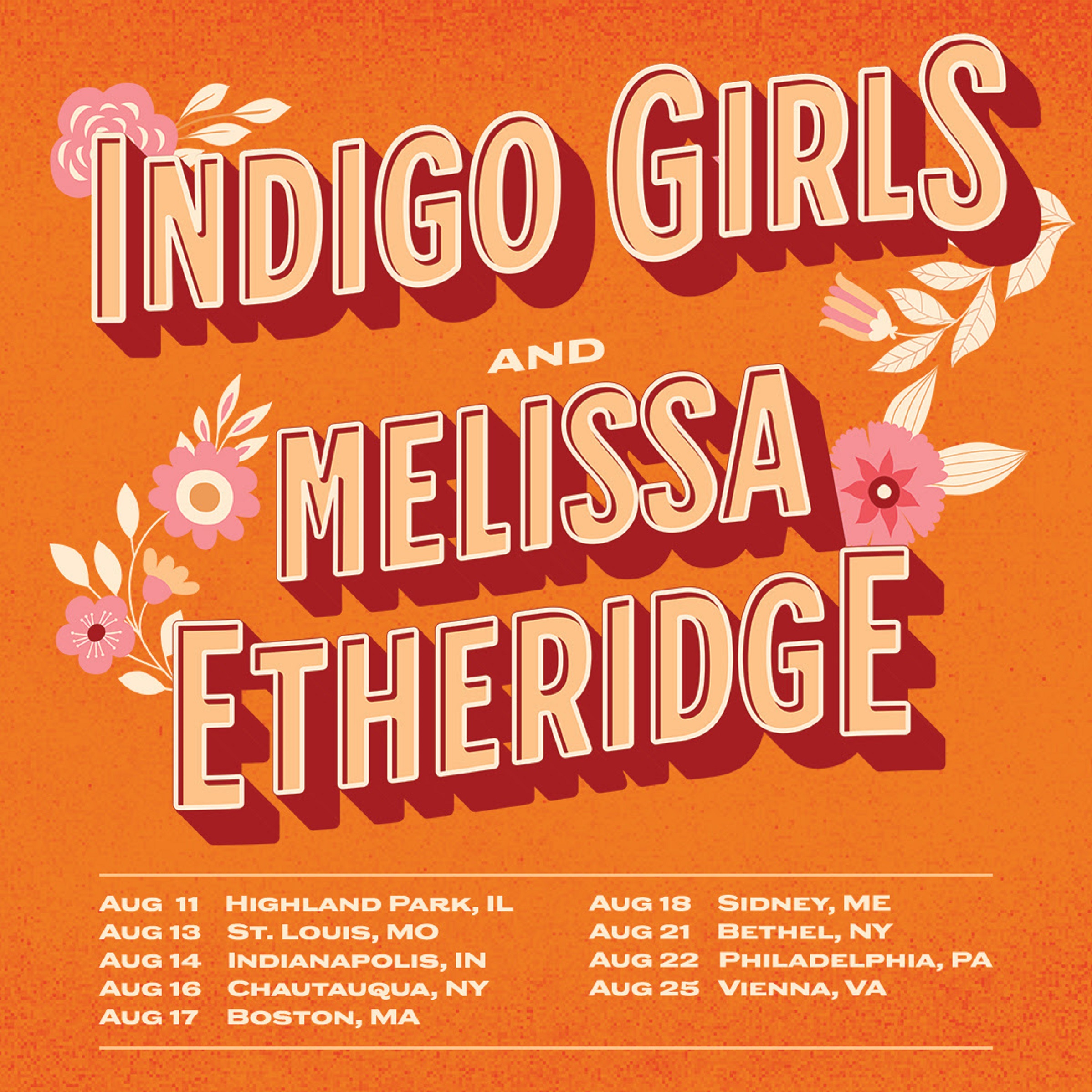 The Indigo Girls announce August 2024 co-headlining tour with Melissa Etheridge