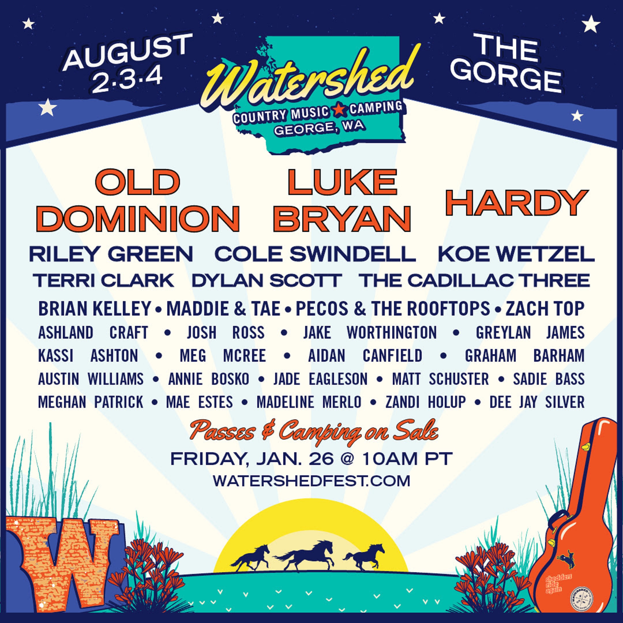 WATERSHED MUSIC FESTIVAL RETURNS TO THE SCENIC GORGE
