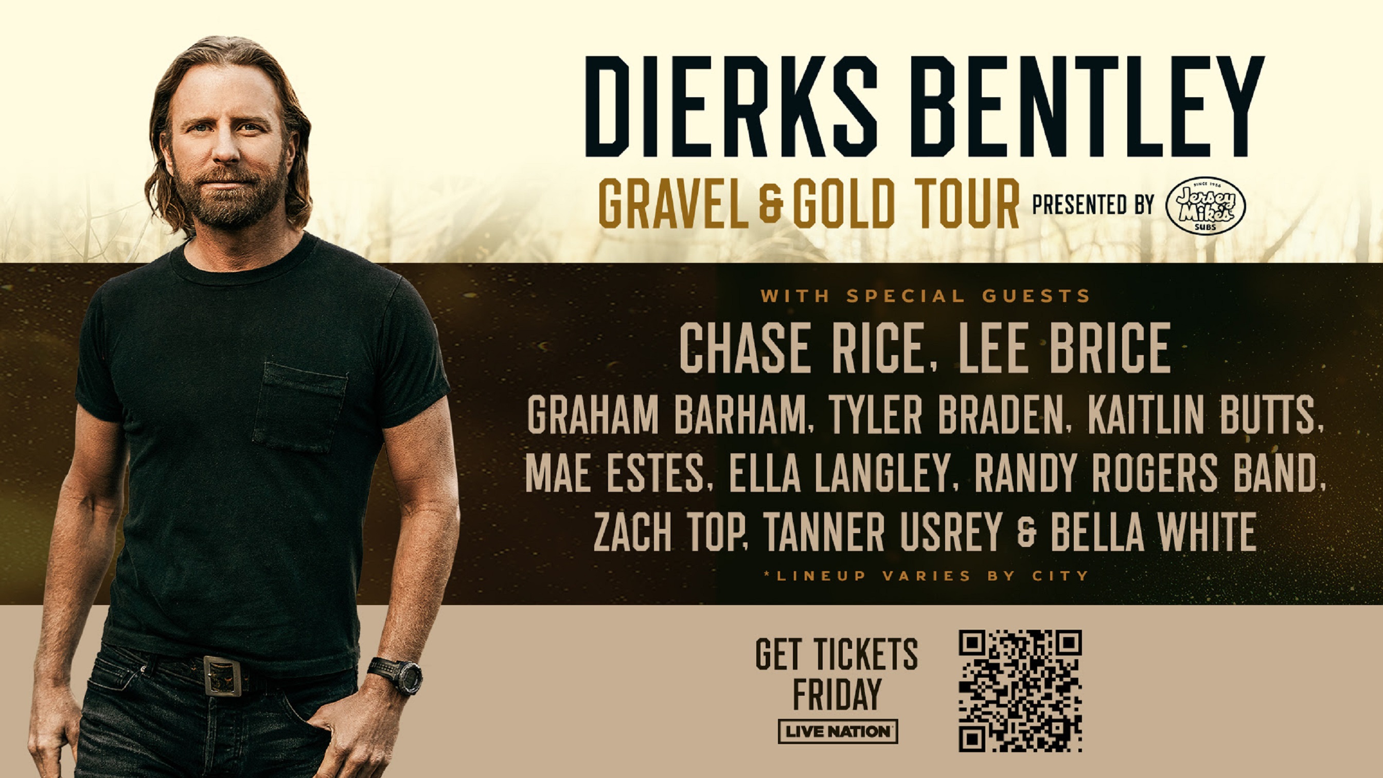 Dierks Bentley Returns To The Road: Gravel & Gold Tour