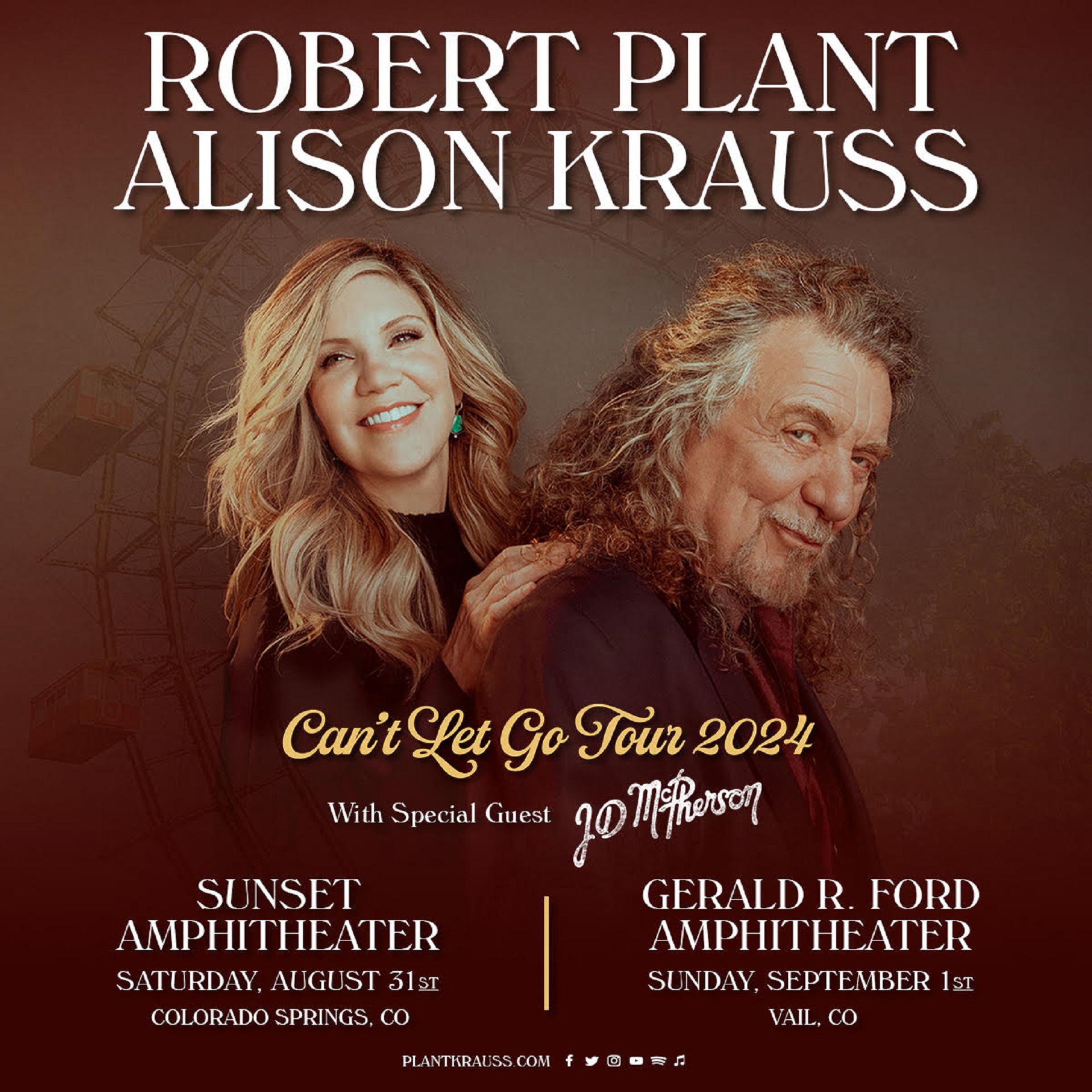 Robert Plant & Alison Krauss Announce Can’t Let Go Tour 2024