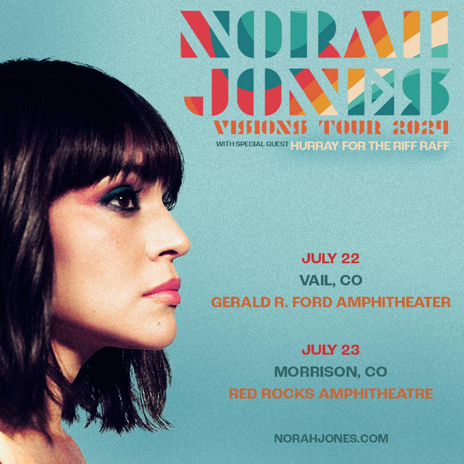 AEG Presents: Norah Jones Live in Colorado with Hurray for the Riff Raff