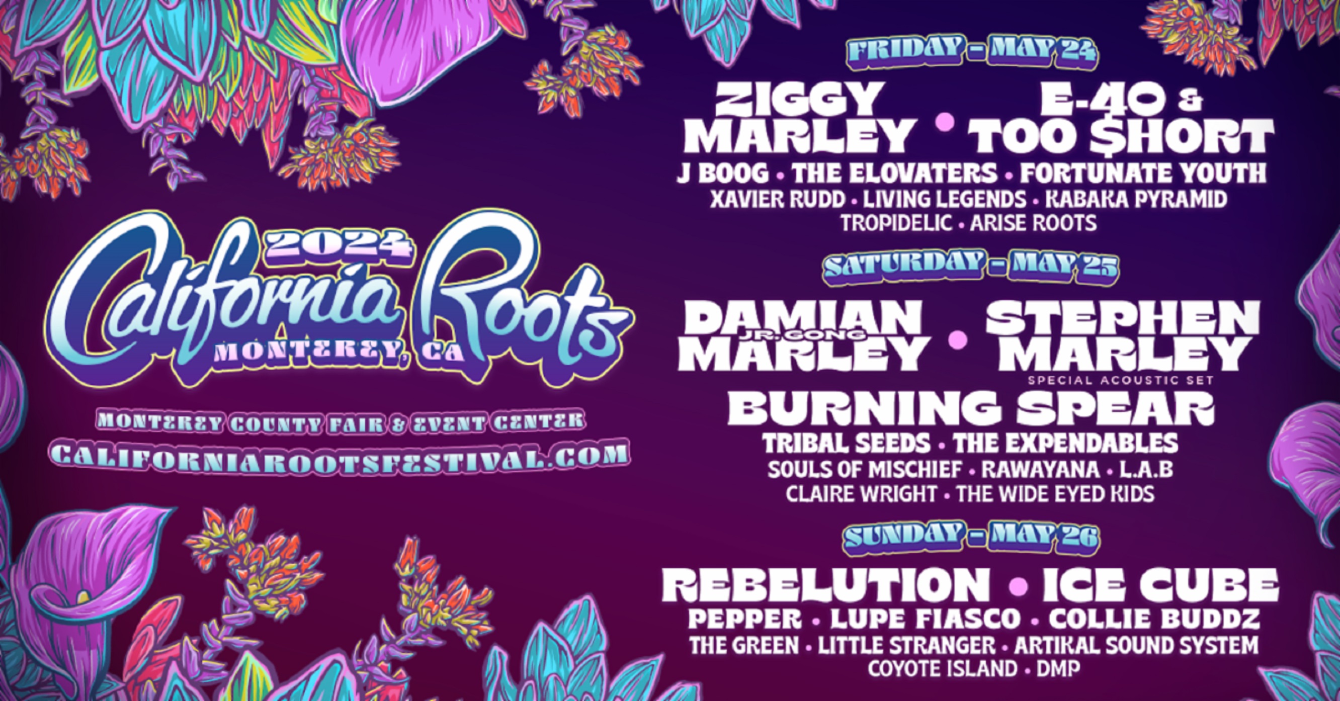 Ziggy Marley Added to California Roots Music And Arts Festival’s 2024 Lineup