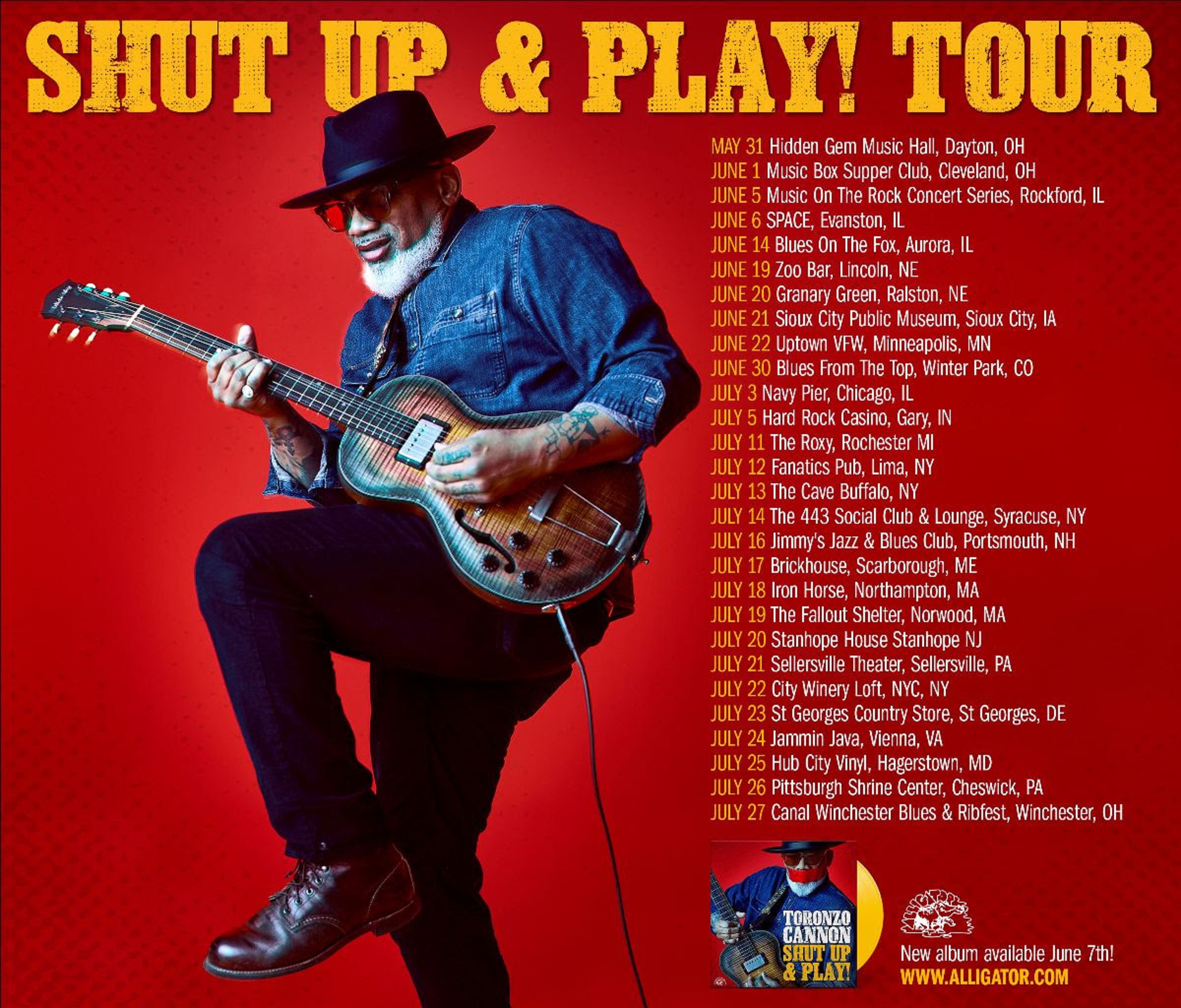 Toronzo Cannon Announces SHUT UP & PLAY! Tour